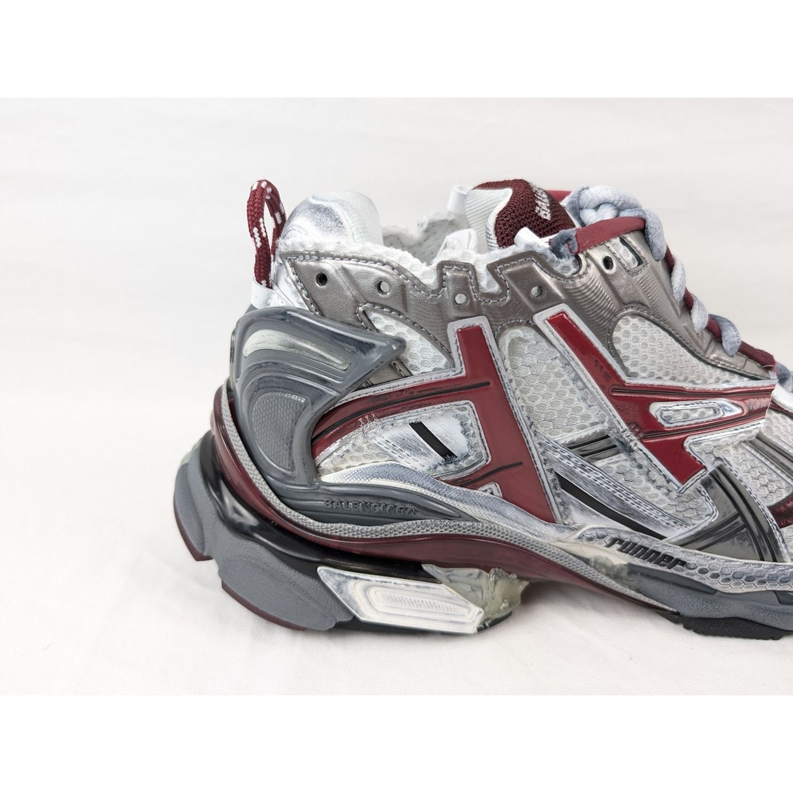Balenciaga o1rshd1 Four Color Rubber Runners in Multicolor Size US 10 / EU 43 - 4 Thumbnail