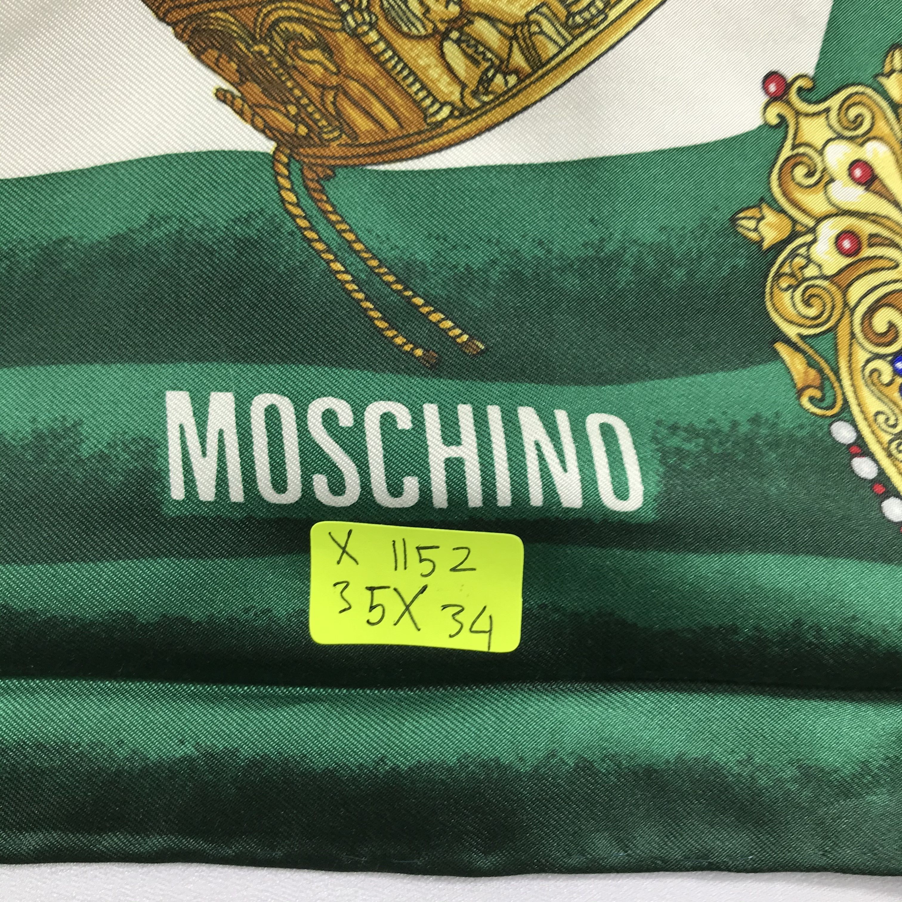Vintage Vintage Moschino Silk Scarf Size ONE SIZE - 7 Thumbnail