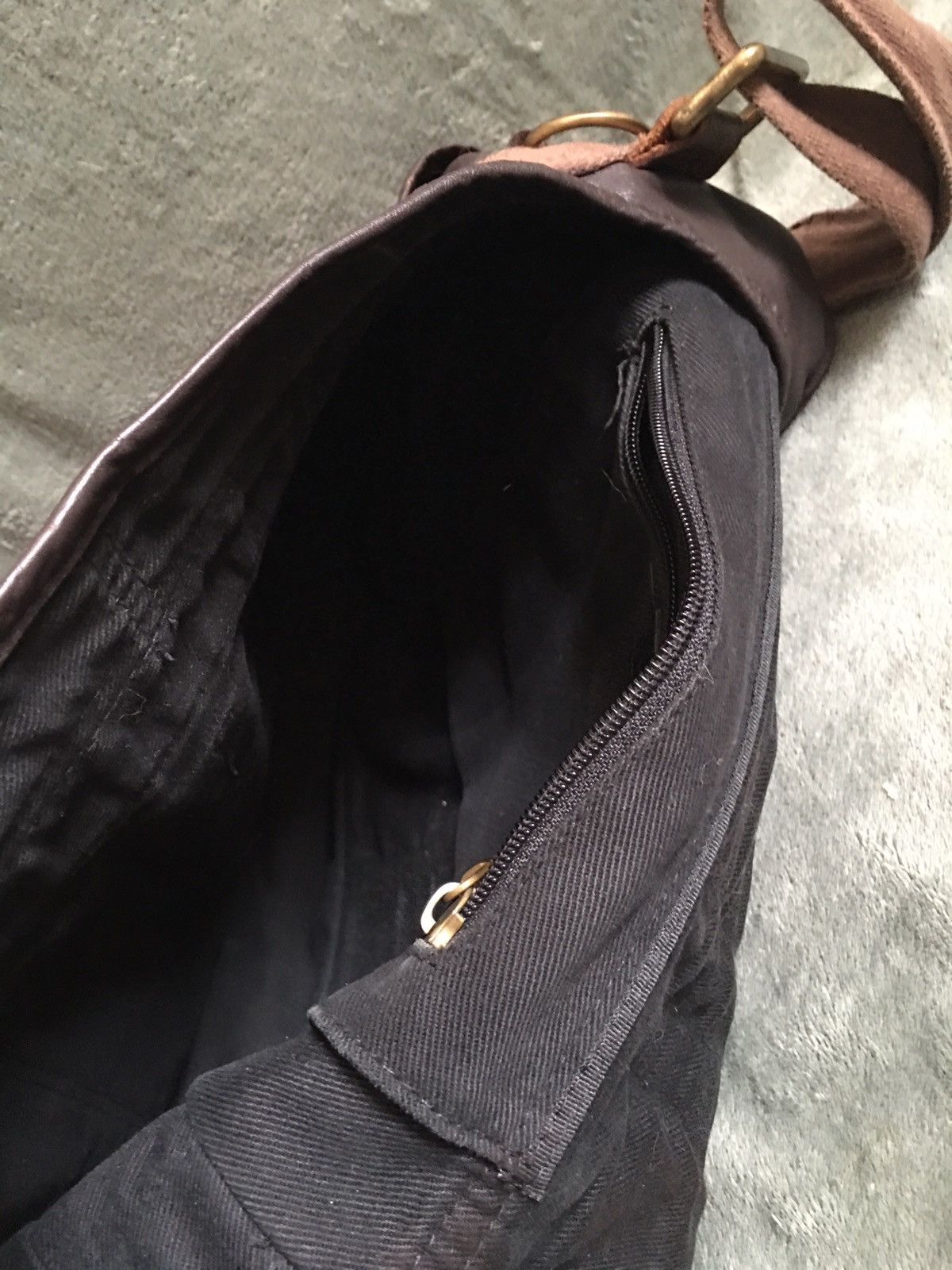 Dolce & Gabbana Dolce & Gabbana Leather Brown DG Logo Messenger Bag Size ONE SIZE - 10 Thumbnail