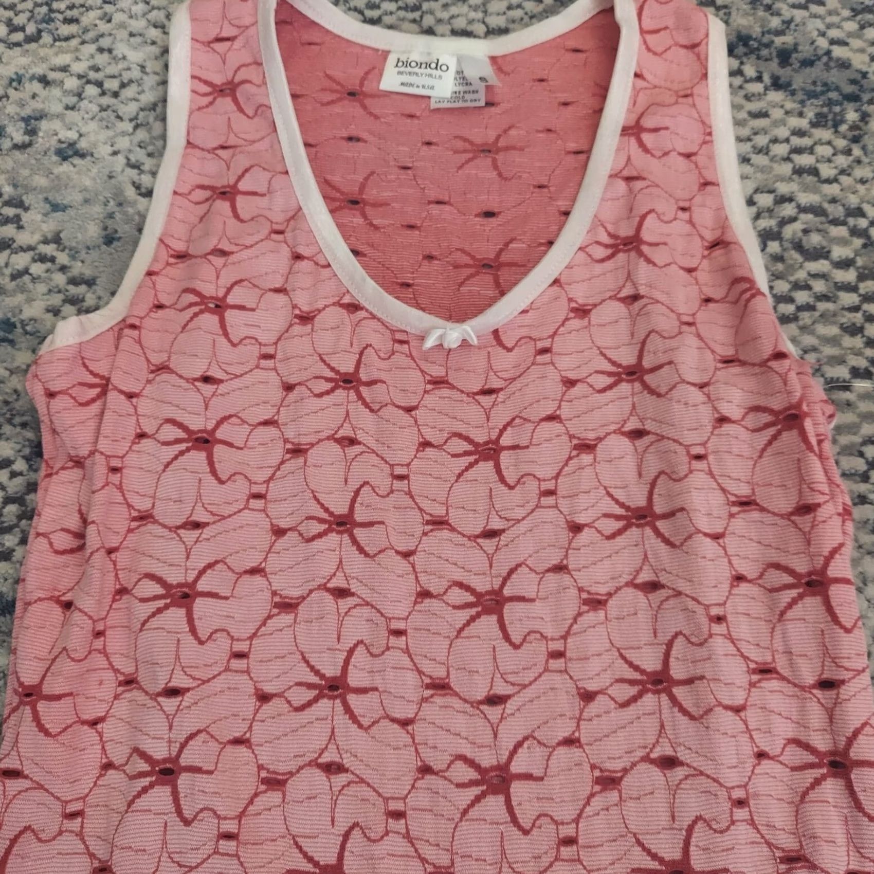 Vintage Biondo Beverly Hills Dress Women's Sleeveless Pink S Maxi Long Casual Party/Cocktail Formal Redefined 90s (none) Size S / US 4 / IT 40 - 5 Thumbnail