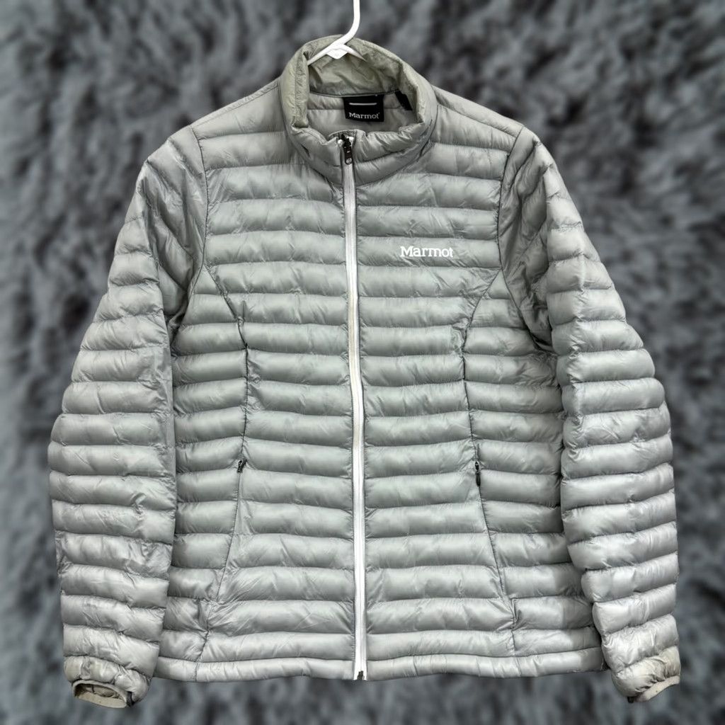 Marmot Marmot Echo Featherless Jacket Women’s Large Gray Puffer Quilted Zip Thinsulate Size L / US 10 / IT 46 - 1 Thumbnail