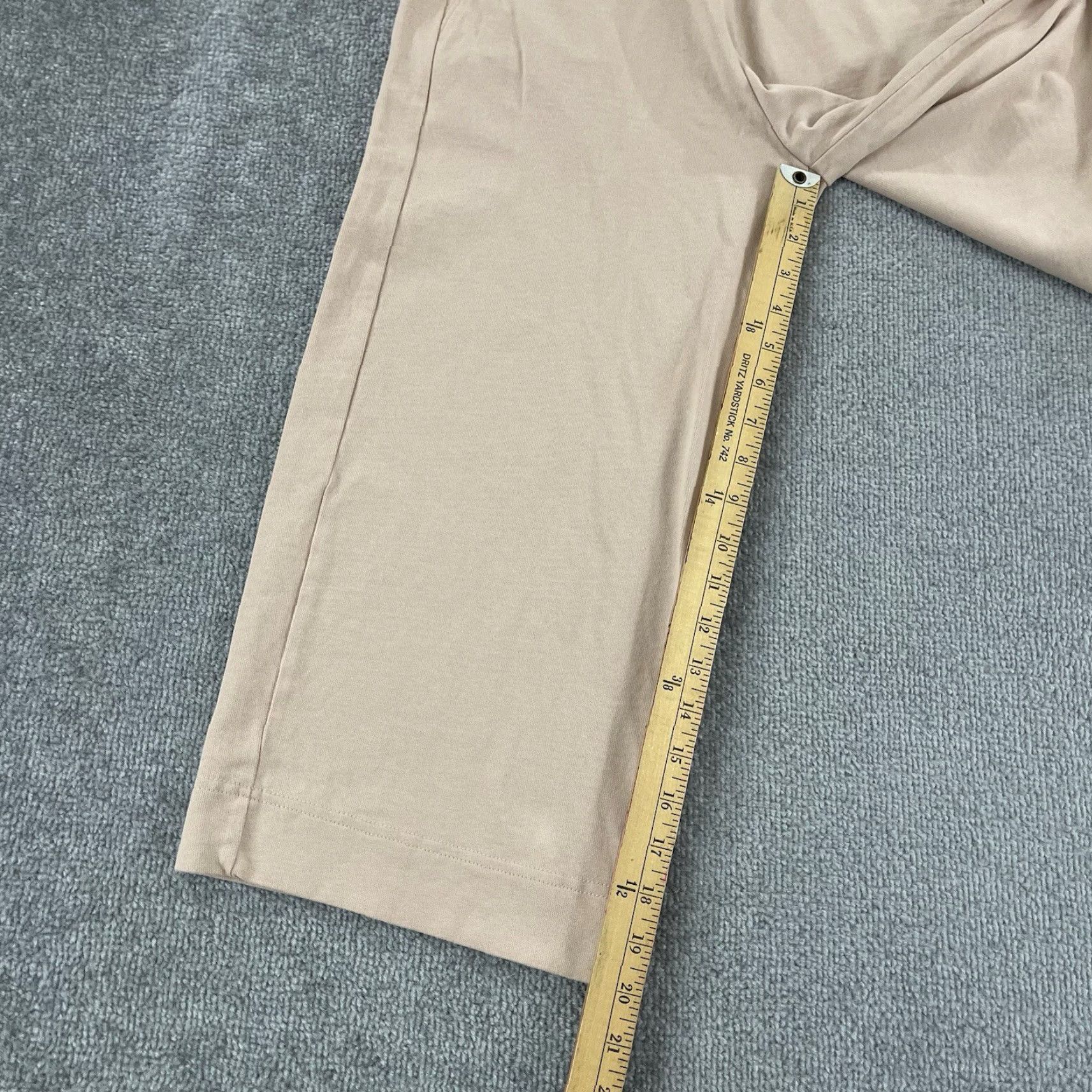 Nike NIKE Pants Womens XS Rose Brown 20" Cropped Capri Sweatpants Lounge Gym Lifting Size 26" / US 2 / IT 38 - 6 Thumbnail