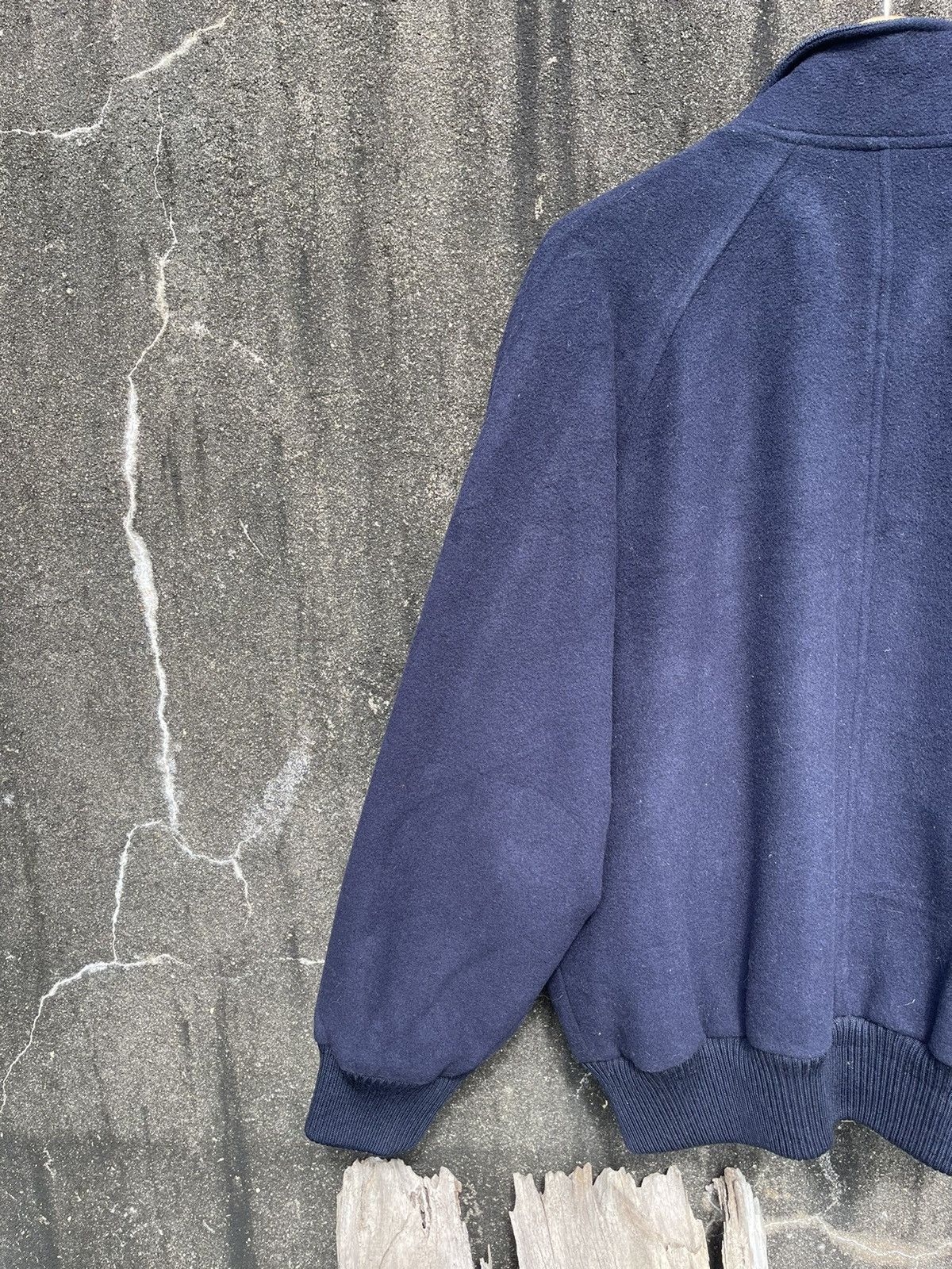 Christian Dior Monsieur Rare Vintage Christian Dior Sports Navy Wool Bomber Jacket Size US L / EU 52-54 / 3 - 15 Thumbnail