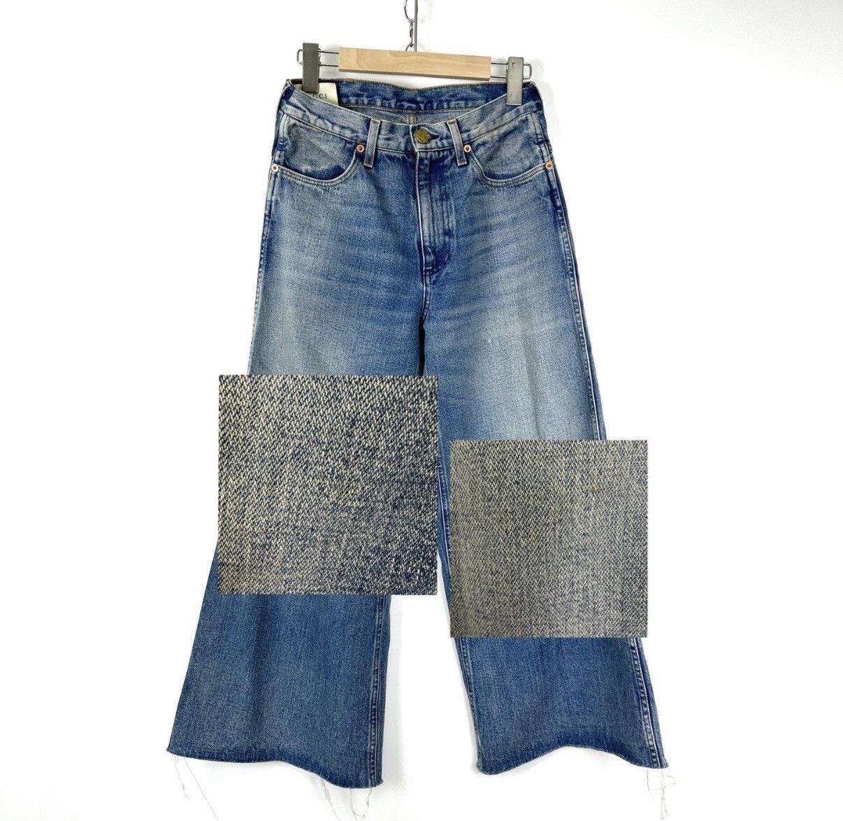 Gucci GUCCI Wide-Leg Jeans K12 Size 25" / US 0 / IT 36 - 6 Thumbnail