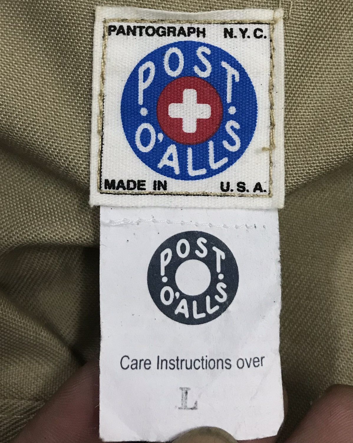 Post Overalls × Vintage Vintage Pantograph nyc Post O’Alls Made In Usa Jacket Size US L / EU 52-54 / 3 - 19 Thumbnail