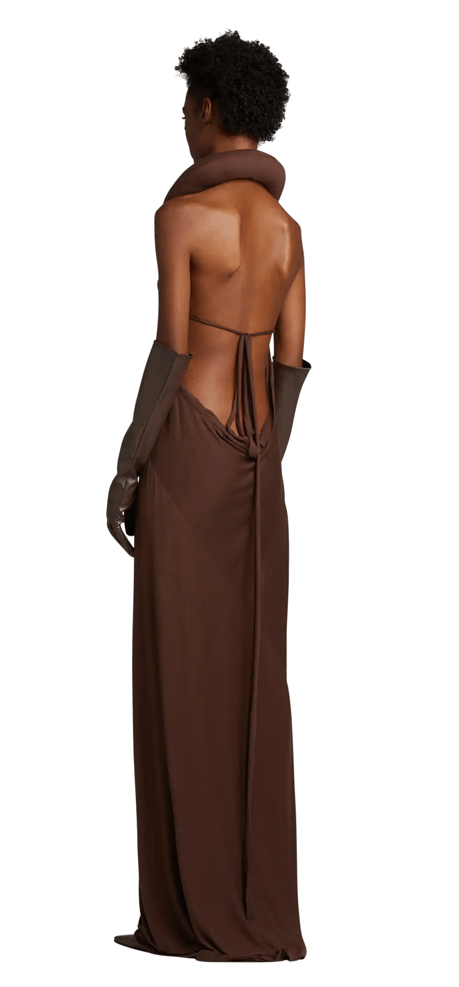 Entire Studios o1mle0325 Pillow Dress Umber in Brown Size S / US 4 / IT 40 - 7 Thumbnail