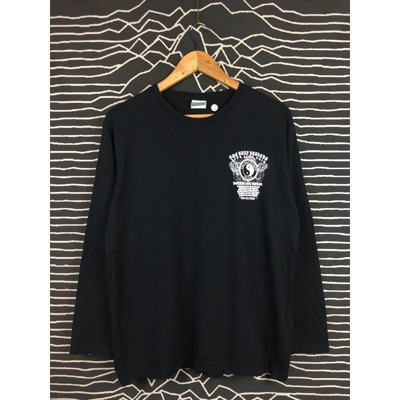 Vintage Vtg T&C Surf Designs Hawaii Live Like This Longsleeve Tee Size US M / EU 48-50 / 2 - 5 Thumbnail