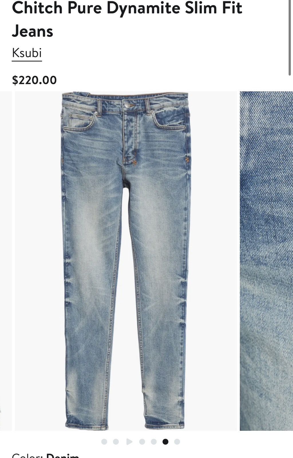 Ksubi Chitch Pure dynamite KSUBI jeans Size US 32 / EU 48 - 2 Thumbnail