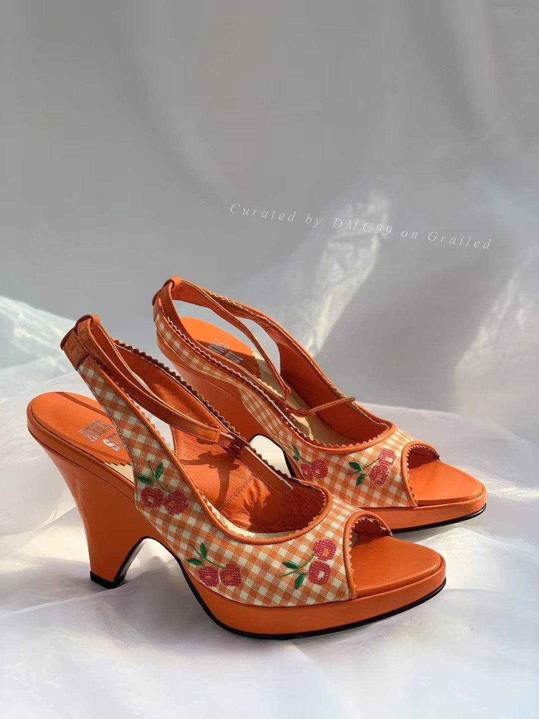Anna Sui Anna Sui Vintage Checkerboard Sandals Size US 5 / IT 35 - 1 Thumbnail