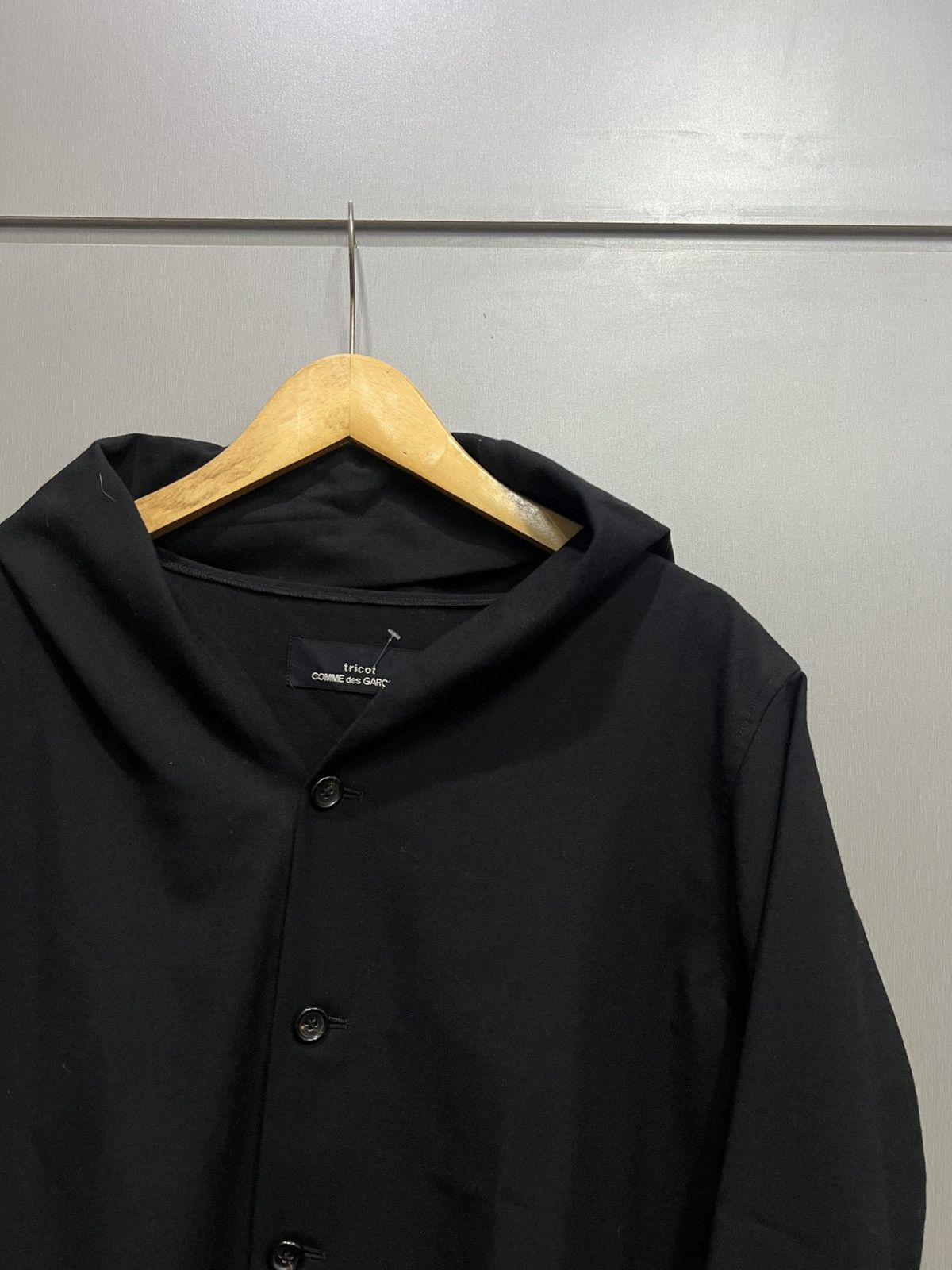 Tricot Comme des Garcons 1992 Vintage Tricot Comme des Garcons Black Blazer Jacket Size M / US 6-8 / IT 42-44 - 4 Thumbnail