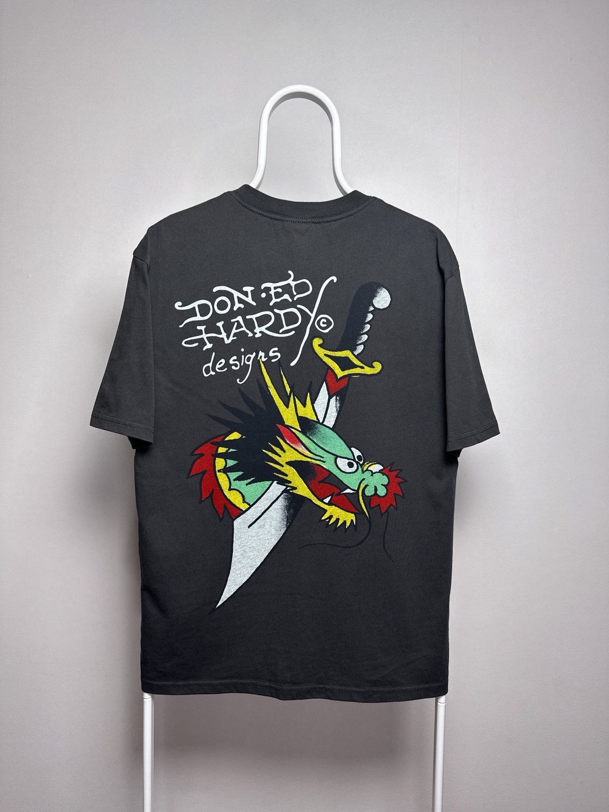 Ed Hardy Ed Hardy Men’s Drag-Blade-Back Relaxed Tshirt Size XS Size US XS / EU 42 / 0 - 1 Thumbnail