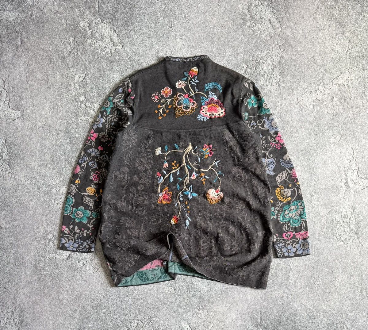 Dale Of Norway Ivko 40 all printed flowers 🌺 Cardigan sweater knit button Size S / US 4 / IT 40 - 11 Thumbnail