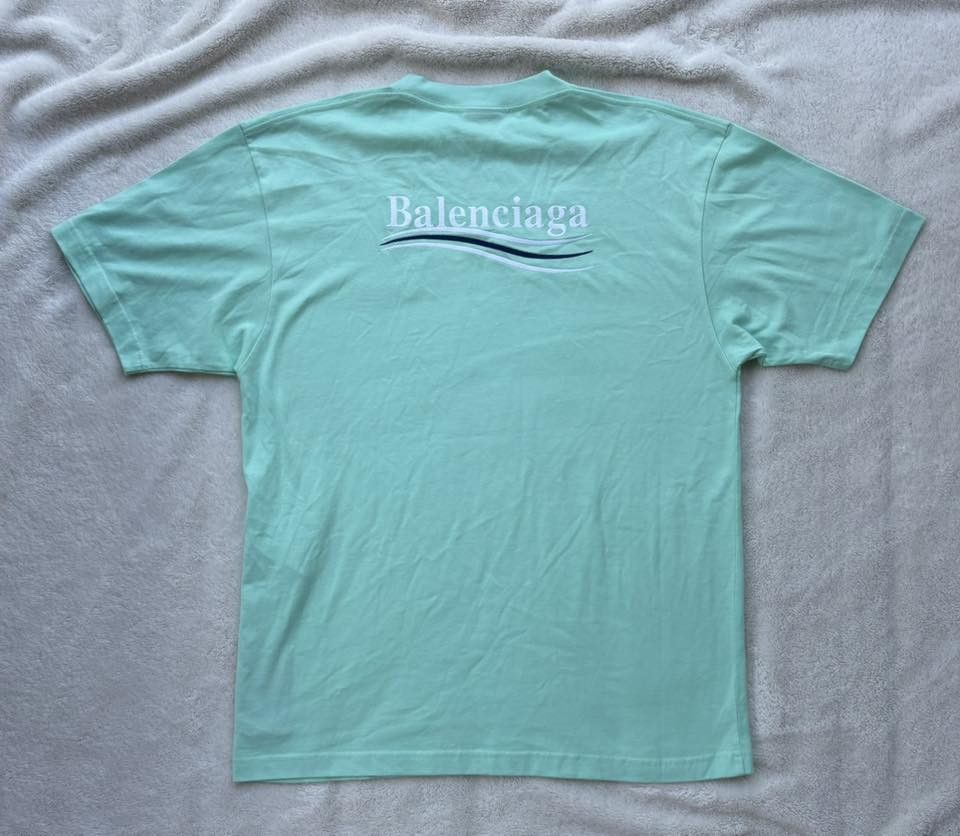 Balenciaga Balenciaga Tiffany Embroidered Political Campaign Logo Tee Size US M / EU 48-50 / 2 - 3 Thumbnail
