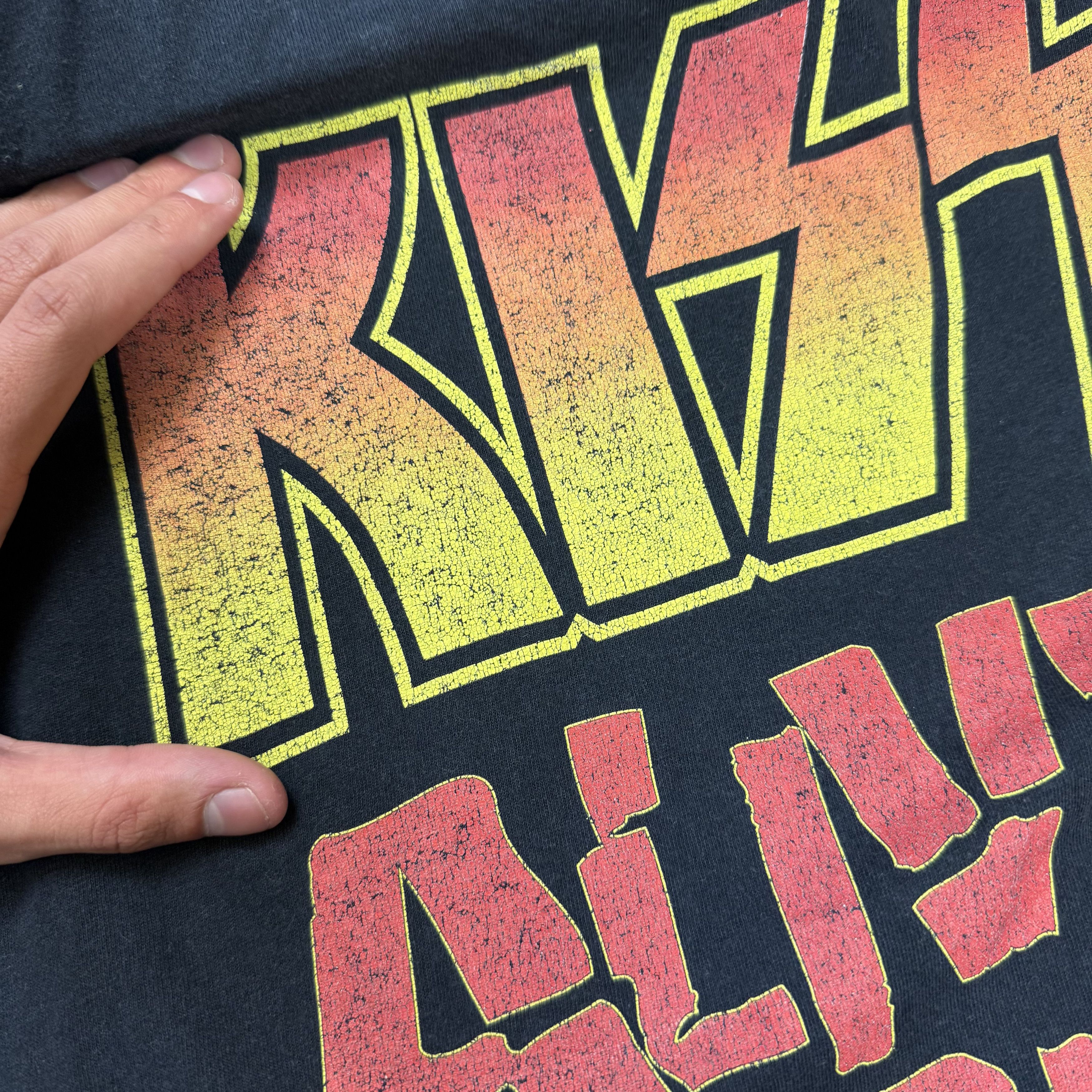 KISS Vintage Kiss 1996-1997 World Tour Rock Band T-shirt Size US M / EU 48-50 / 2 - 7 Thumbnail