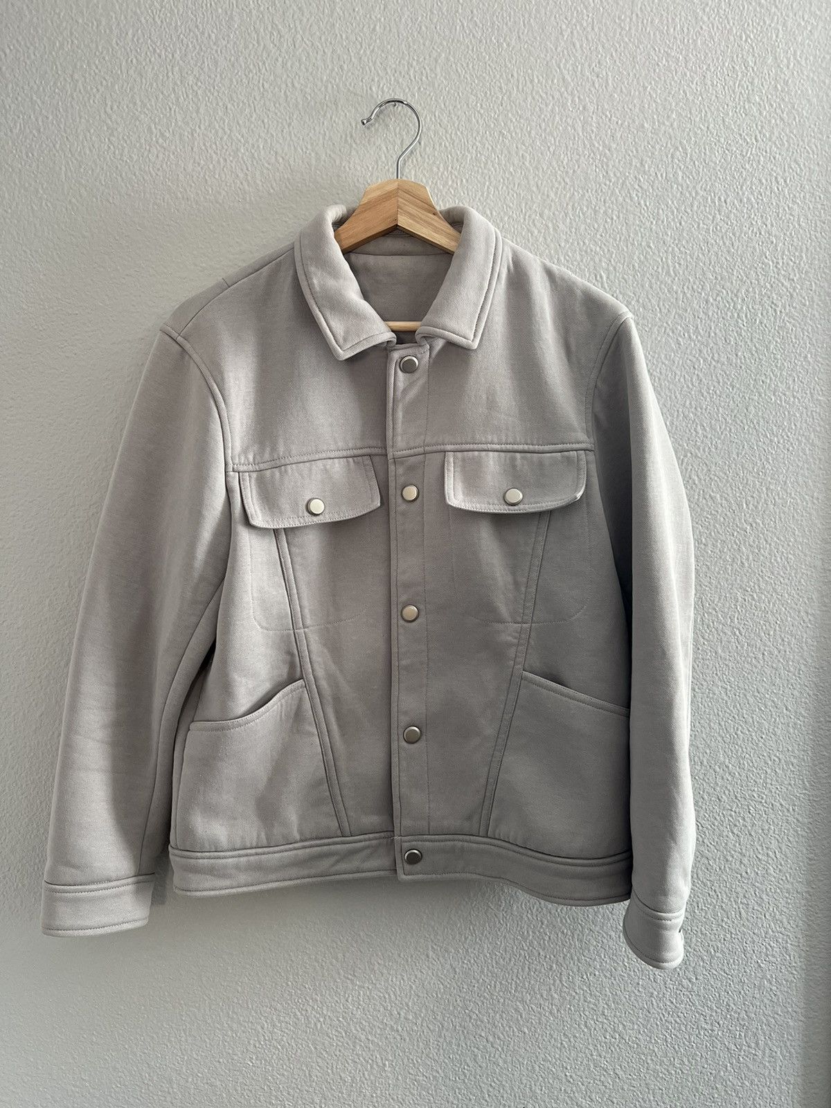 Other Grey Lightweight Cotton Jacket Grey Size US S / EU 44-46 / 1 - 1 Thumbnail