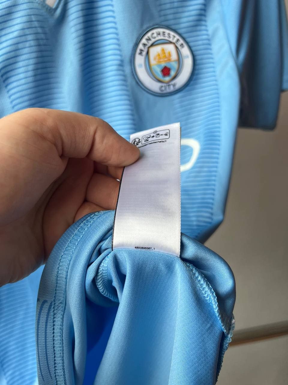 Puma 2023/24 MANCHESTER CITY HOME SOCCER JERSEY FOOTBALL SHIRT S Size US S / EU 44-46 / 1 - 12 Thumbnail
