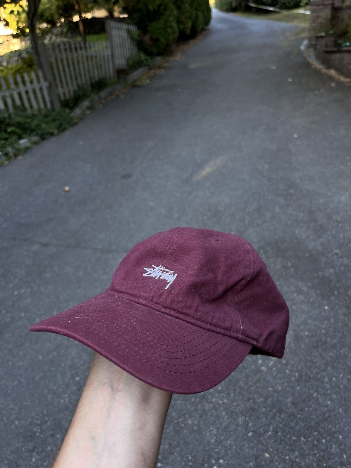Stussy Stussy Logo Cap Hat Size ONE SIZE - 3 Thumbnail