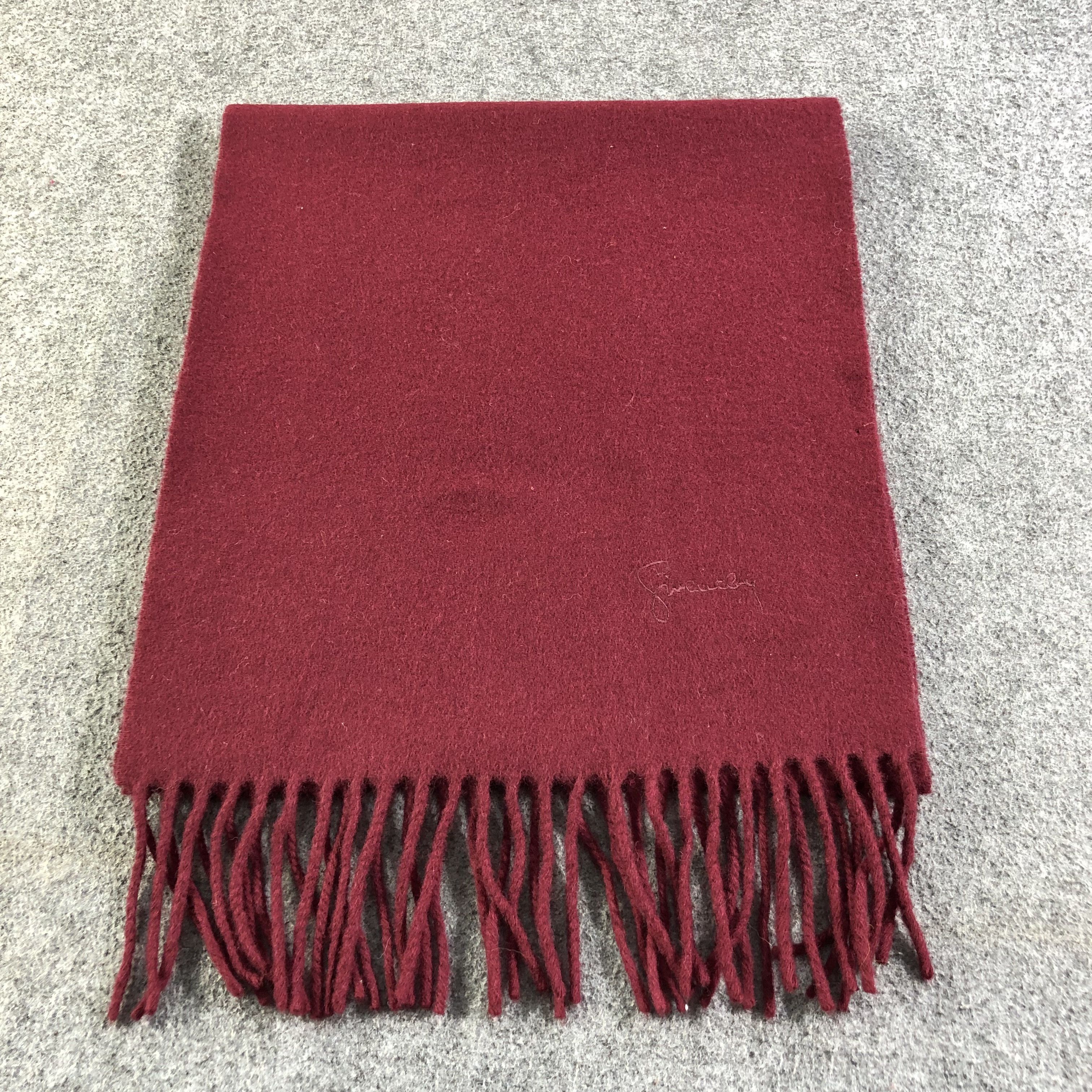 Givenchy Givenchy Plain Wool Scarf Muffler V1331 Size ONE SIZE - 3 Thumbnail