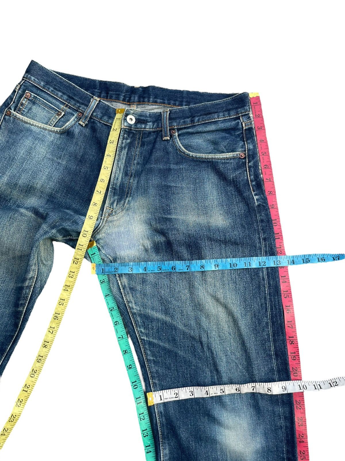Japanese Brand × Uniqlo Uniqlo Selvedge Jeans Size US 35 - 12 Thumbnail