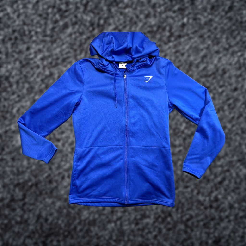 Gymshark Gymshark Arrival Zip Up Hoodie Mens M Blue Hoodie Mens M Blue && adjustment not allowed Size US M / EU 48-50 / 2 - 1 Thumbnail