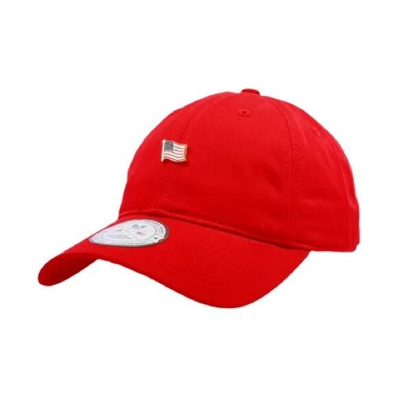 Designer NWT RAPID DOMINANCE USA FLAG RED DAD HAT Size ONE SIZE - 1 Thumbnail