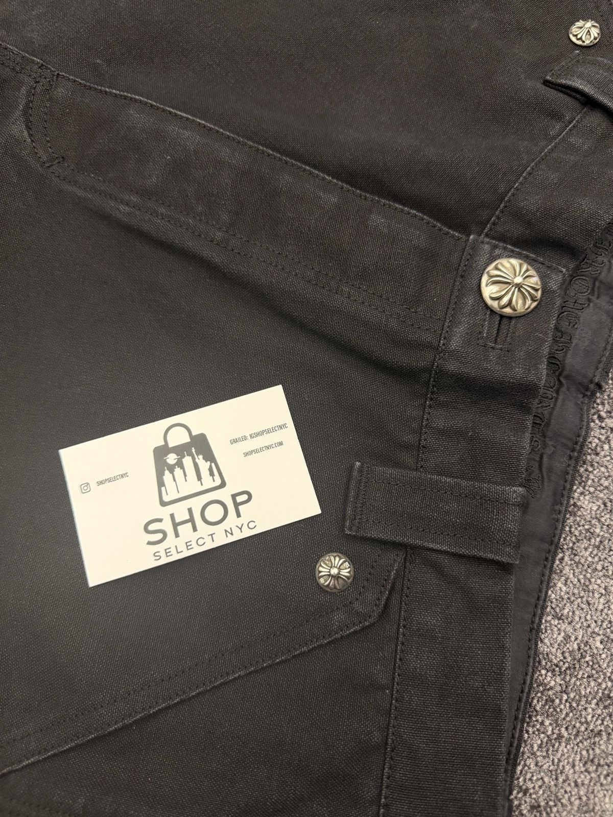 Chrome Hearts NEW CHROME HEARTS FLOOD POCKET CROSS PATCH CARPENTER SHORT Size US 33 - 7 Thumbnail