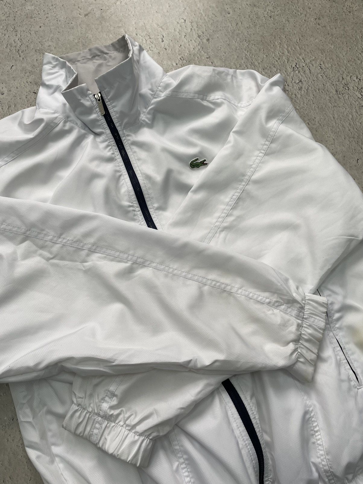 Lacoste Lacoste classic track swuit nylon jacket + pants streetwear Size US 36 / EU 52 - 7 Thumbnail
