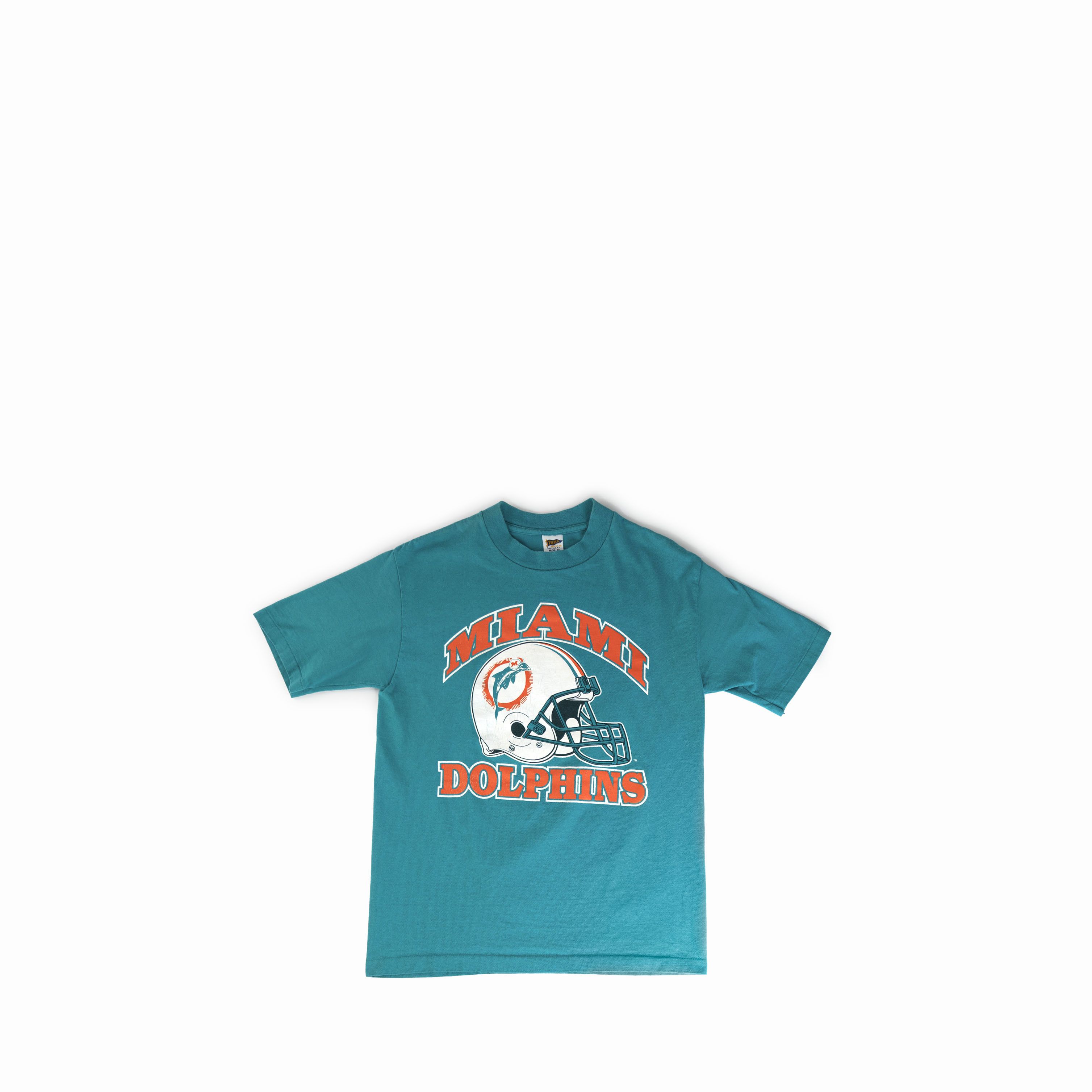 Vintage Vintage 1980's Miami Dolphins NFL Tee Shirt Size US M / EU 48-50 / 2 - 1 Thumbnail