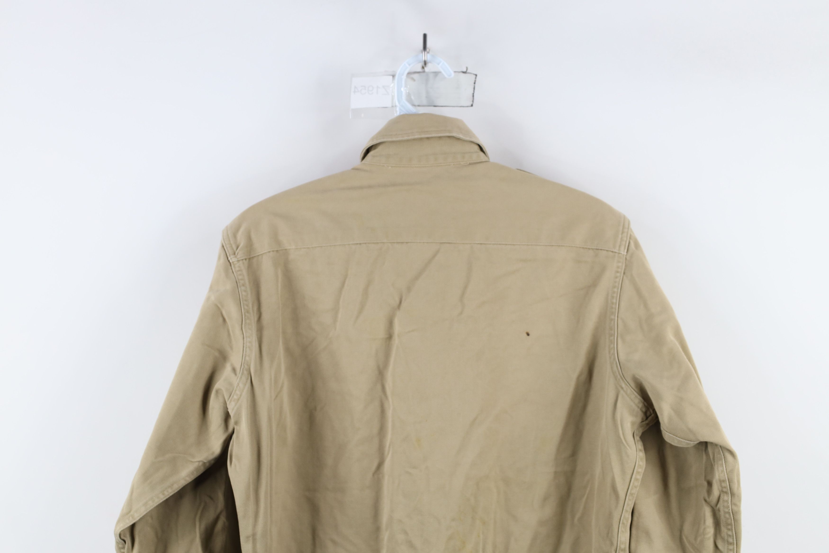 Vintage Vintage 40s World War II Army Patch Field Shirt Beige USA Size US M / EU 48-50 / 2 - 14 Thumbnail