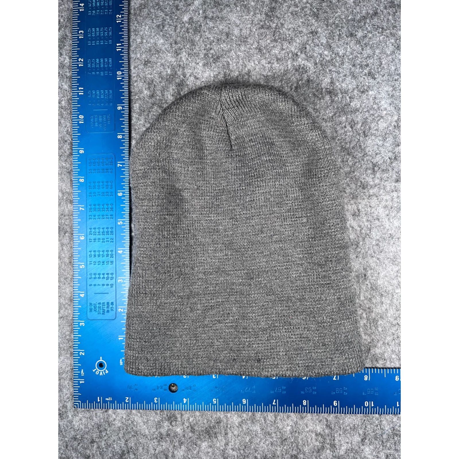 George GEORGE Beanie Toque Adult One Size Gray Knit Acrylic Ski Outdoor Hat Unisex Womens Mens Winter Winter Accessory Size ONE SIZE - 4 Thumbnail