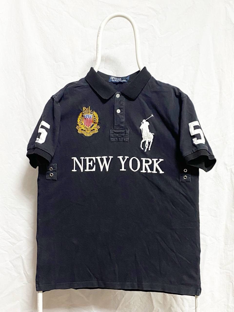 Polo Ralph Lauren 🗽 Polo Ralph Lauren “NEW YORK” Crest Polo Size US M / EU 48-50 / 2 - 1 Thumbnail