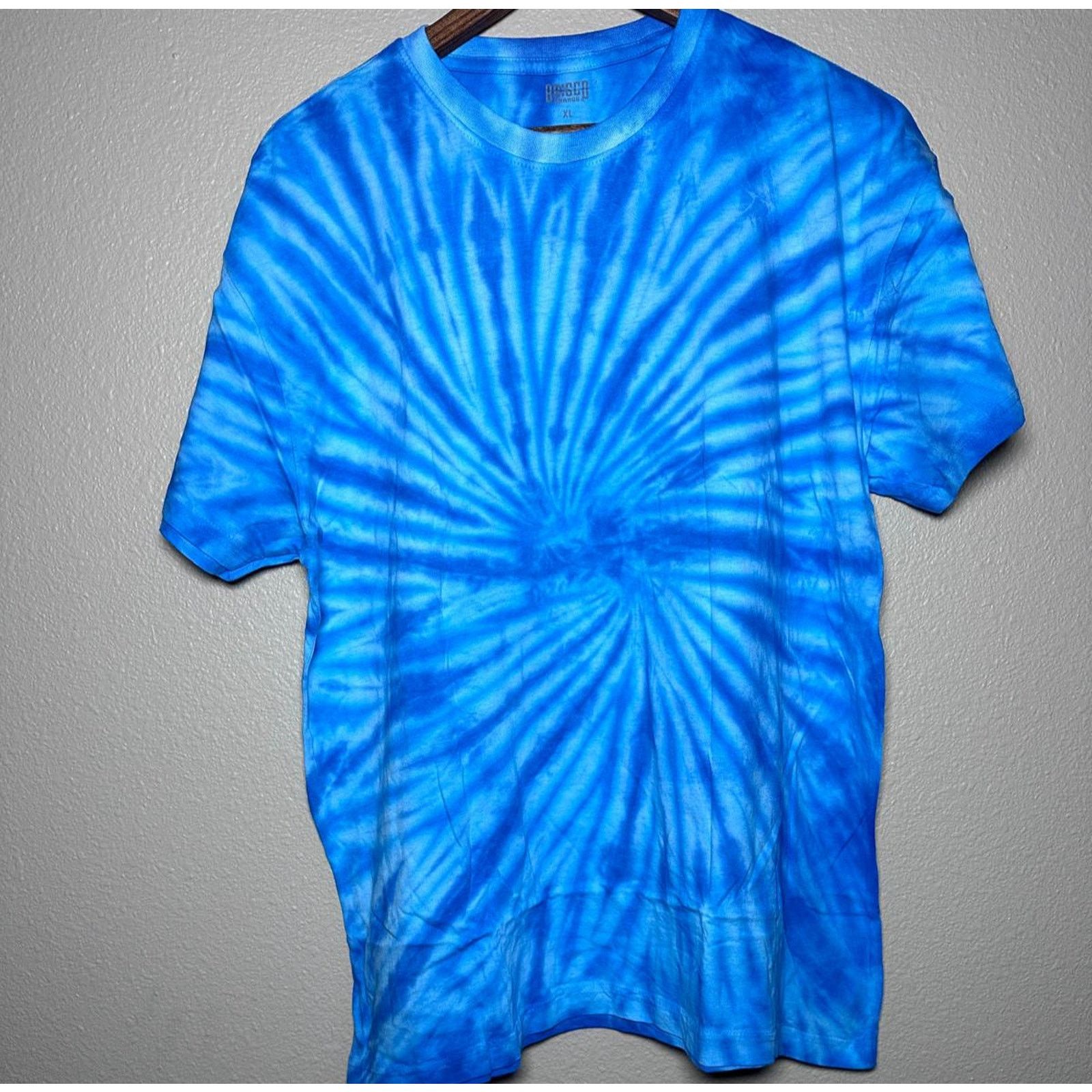 Other Brisco Brands 💙 “Blue Spiral Tie-Dye” Tee – Size XL Size US XL / EU 56 / 4 - 1 Thumbnail