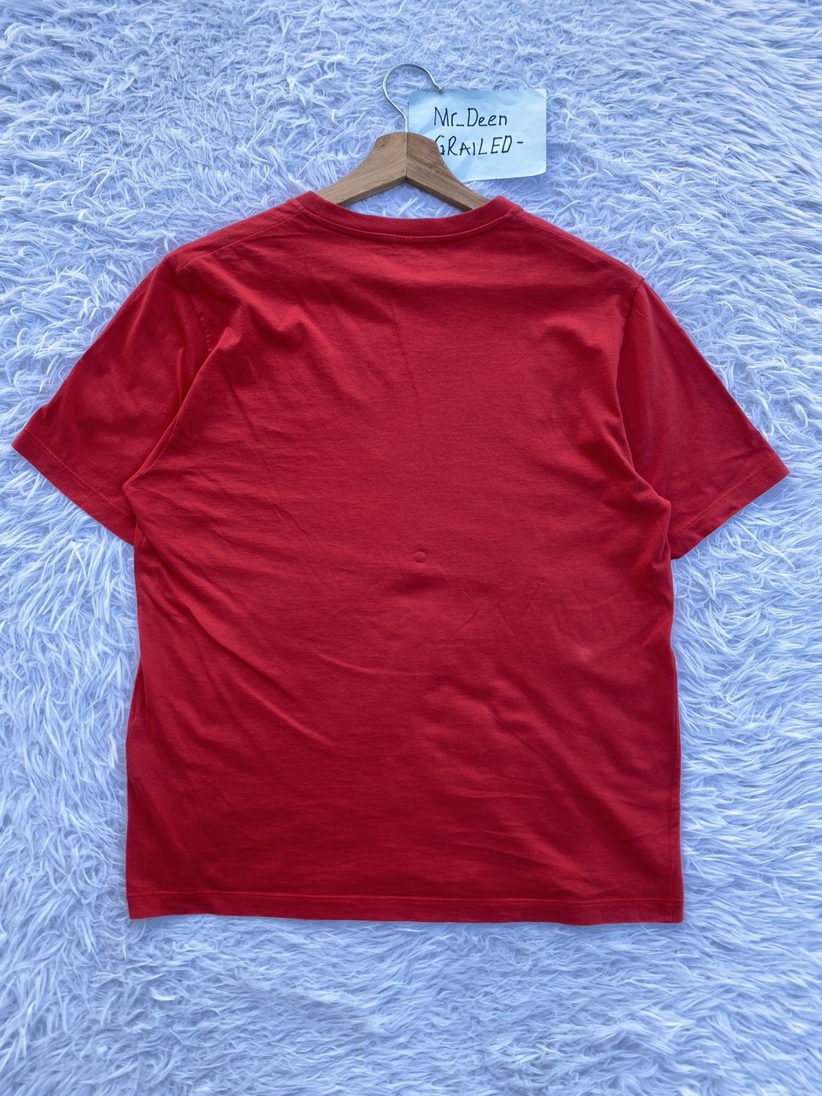 Prada Rare Vintage Prada Small Logo Red Tshirt Size US S / EU 44-46 / 1 - 16 Thumbnail