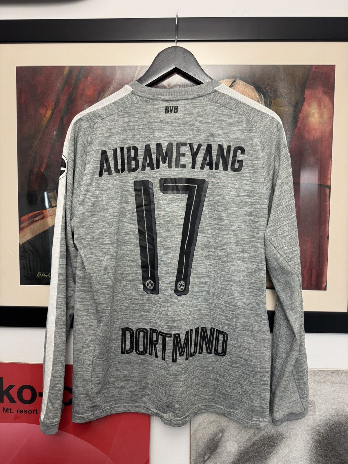 Puma Abameyung 2017 Borussia Dortmund Puma Soccer Jersey Football Size US M / EU 48-50 / 2 - 2 Thumbnail