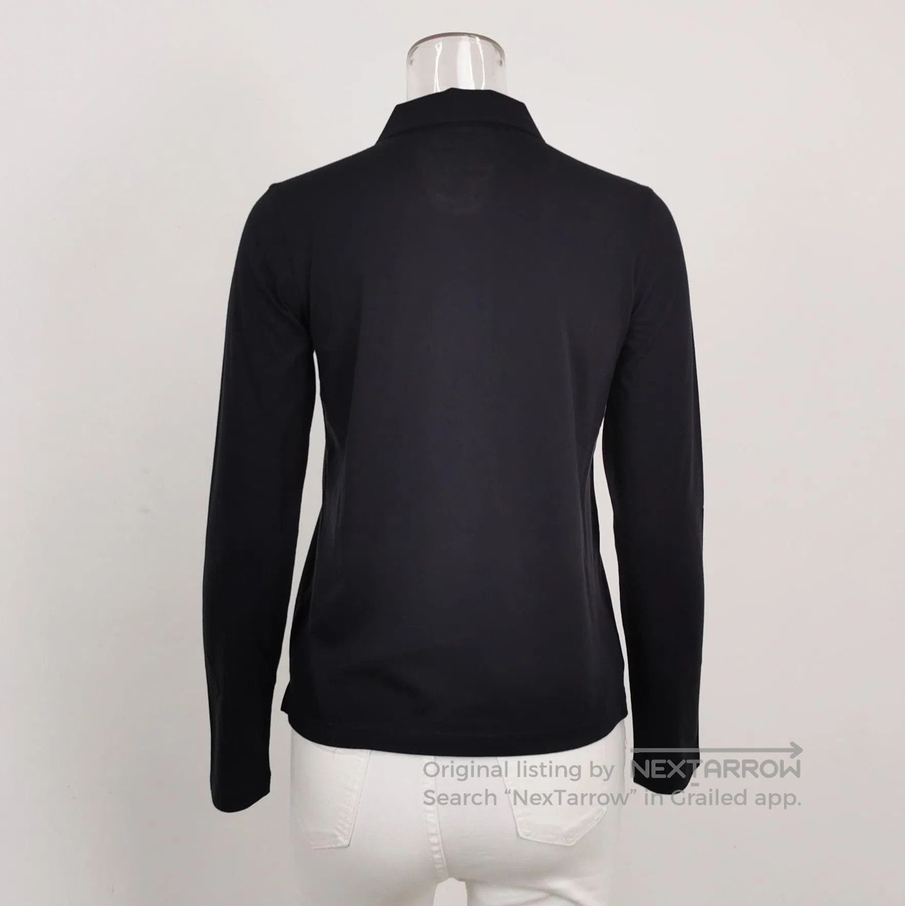 Prada Prada Black Cotton Polo Shirt Size M . Size M / US 6-8 / IT 42-44 - 2 Thumbnail