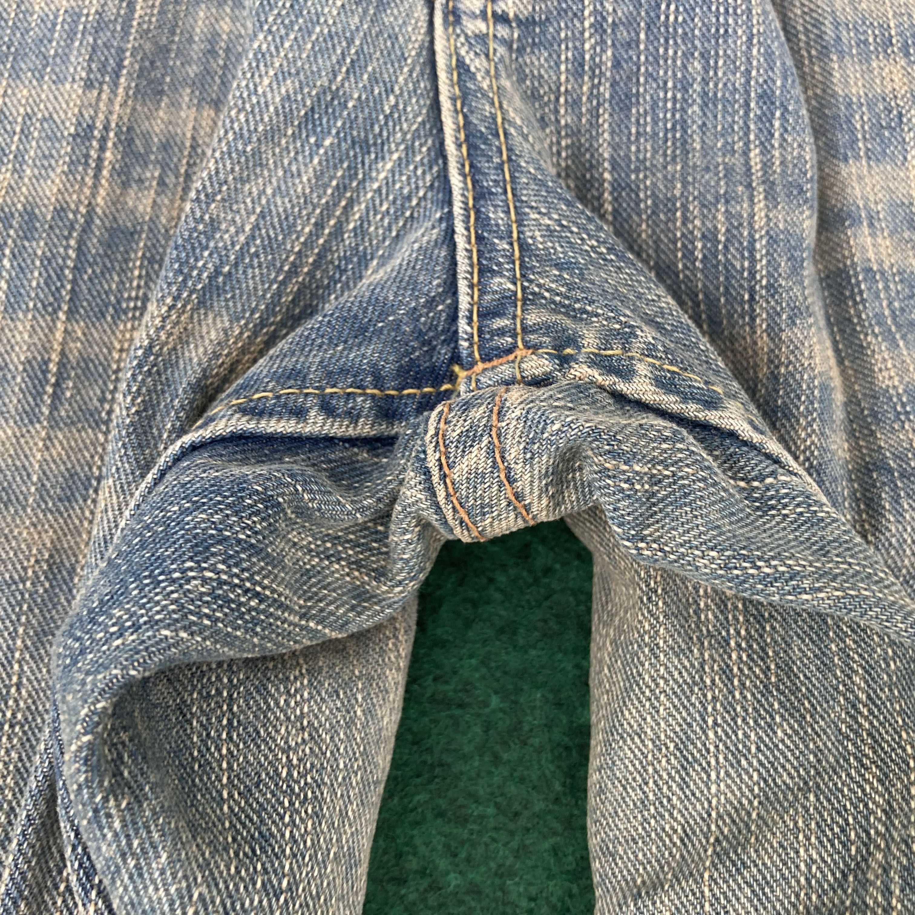 Vintage × Wrangler Vtg Wrangler Blue Denim Flare 90s Sz 33 Bootcut Jeans Size US 33 - 7 Thumbnail