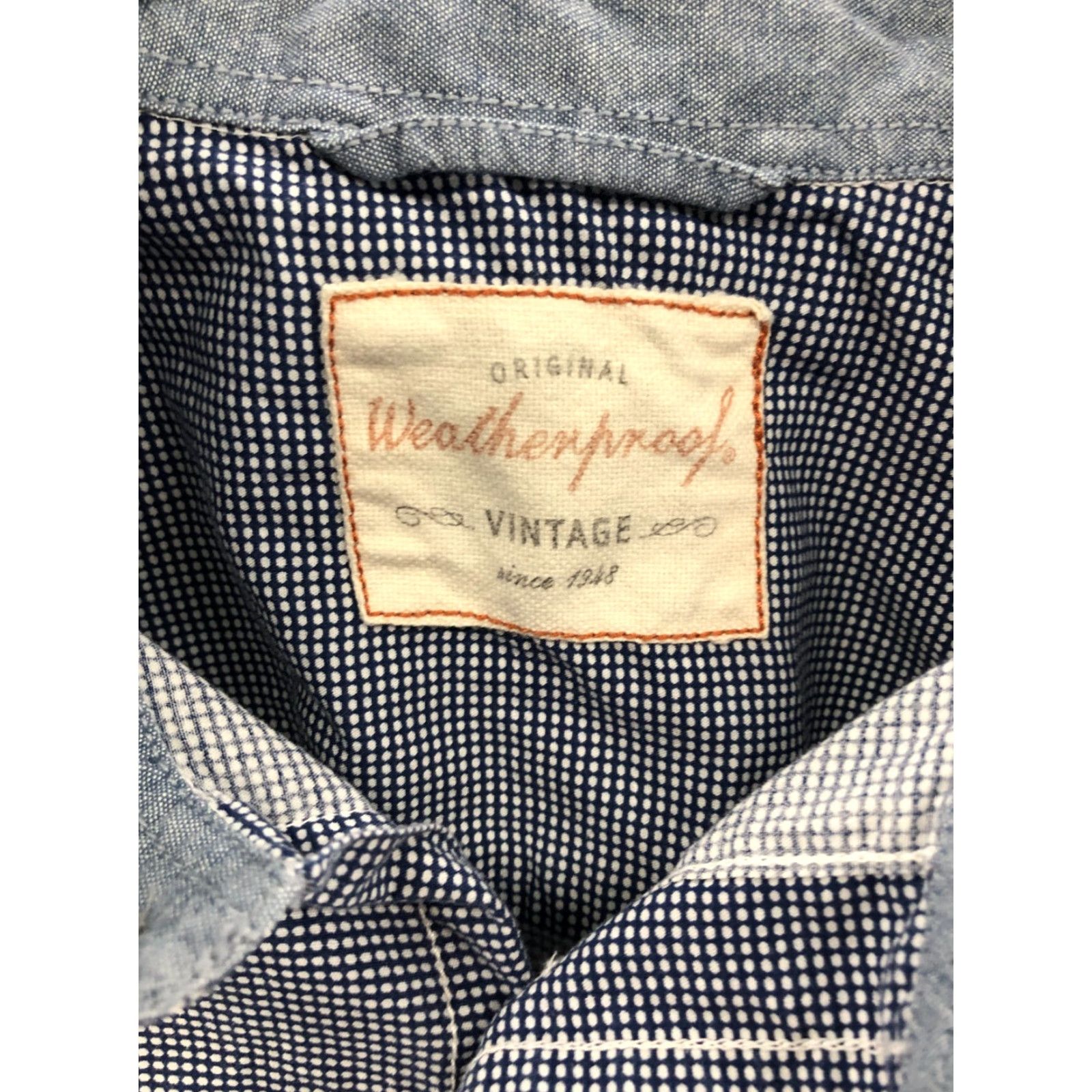 Weatherproof Weatherproof Shirt XL Blue Mens Long Sleeve Spread Collar Size US XL / EU 56 / 4 - 6 Thumbnail