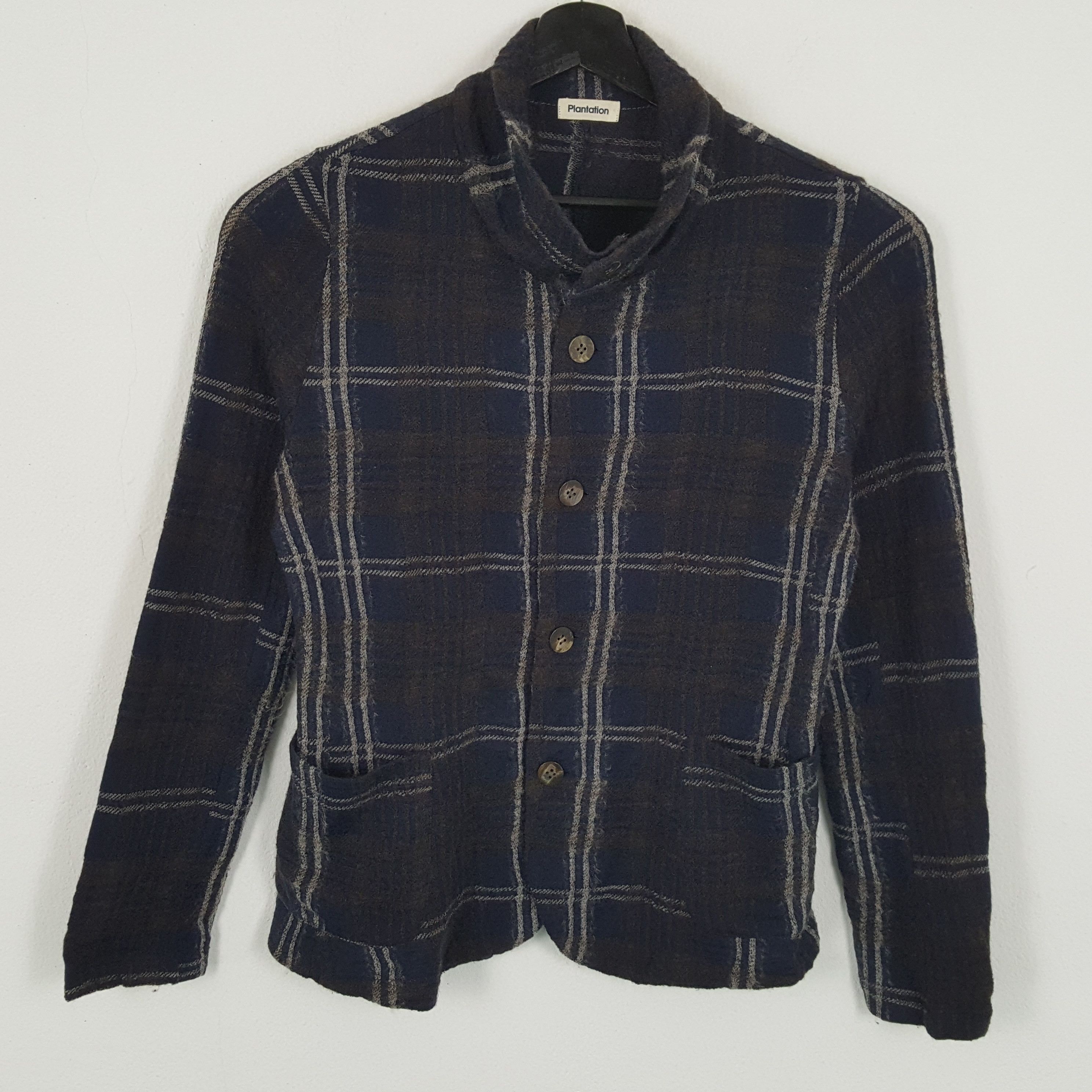Issey Miyake × Japanese Brand × Vintage PLANTATION by Issey Miyake Japanese Designer Fleece Shirt Size M / US 6-8 / IT 42-44 - 1 Thumbnail