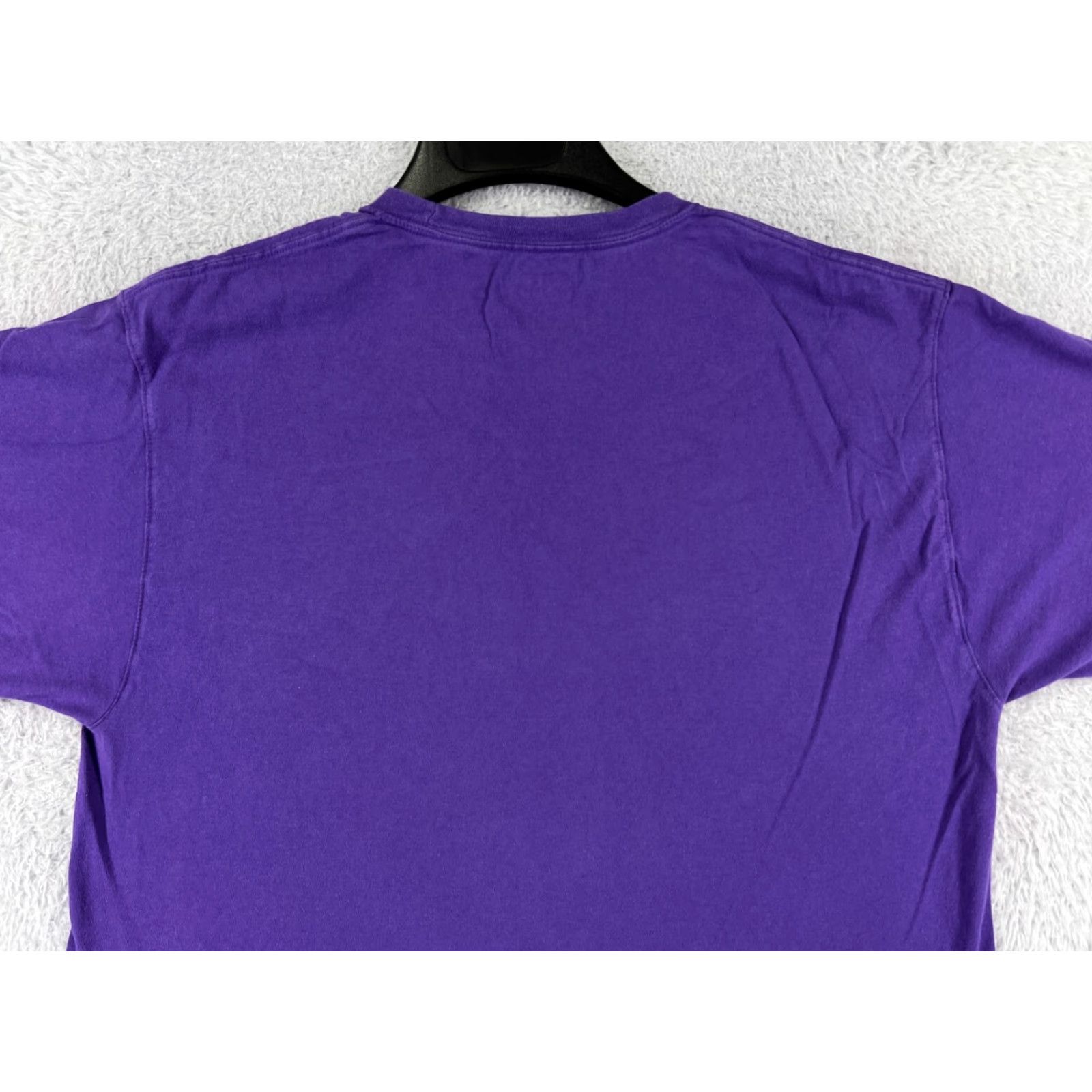 Champion Champion Logo T-Shirt Mens Large Purple Short Sleeve Crew Neck Cotton Athletic Size US L / EU 52-54 / 3 - 7 Thumbnail
