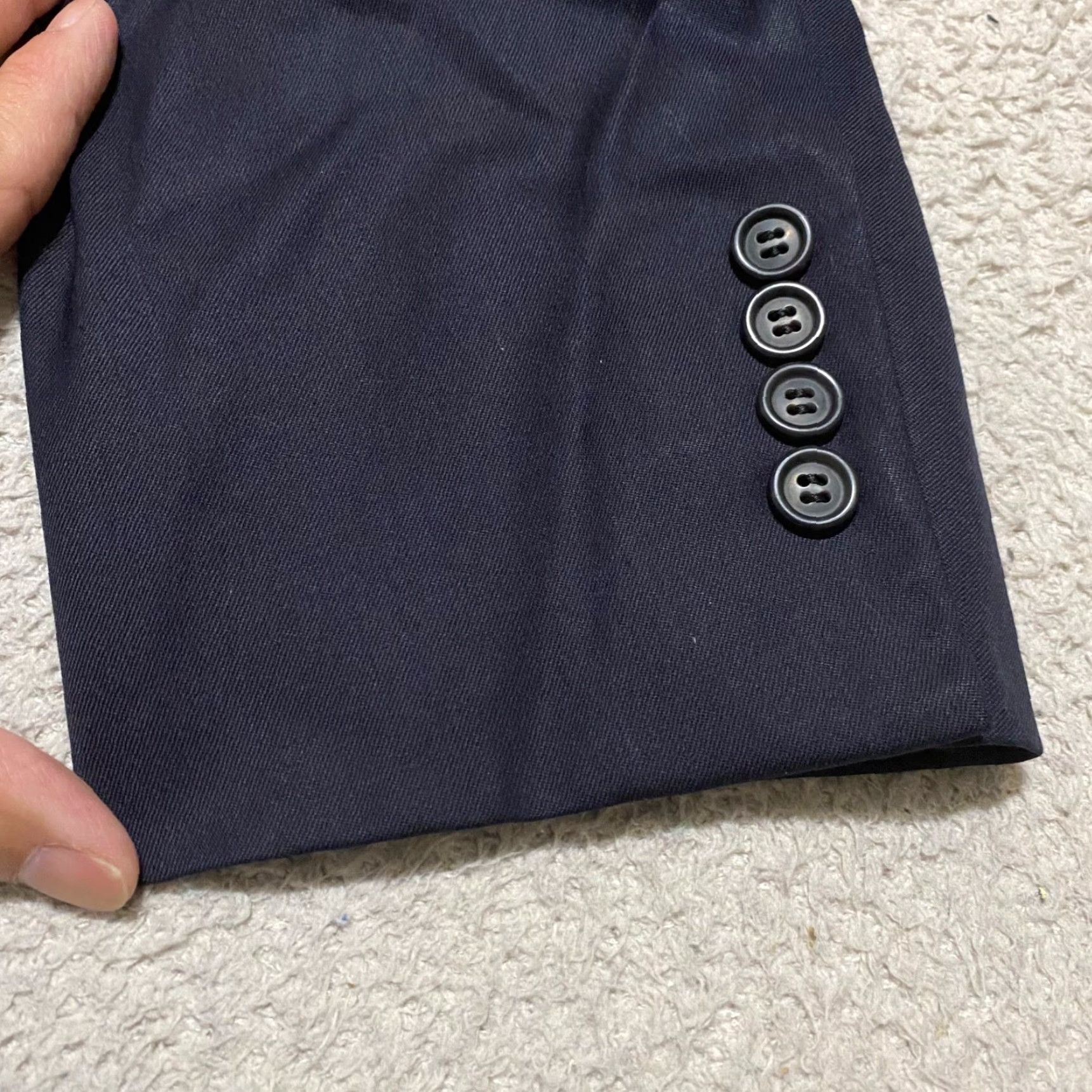 Brooks Brothers Brooks Brothers Blazer Mens 46R Solid Blue Wool Two-Button Vintage? (Note: The original title indicates non-vintage; kept as valid) Size 46R - 7 Thumbnail