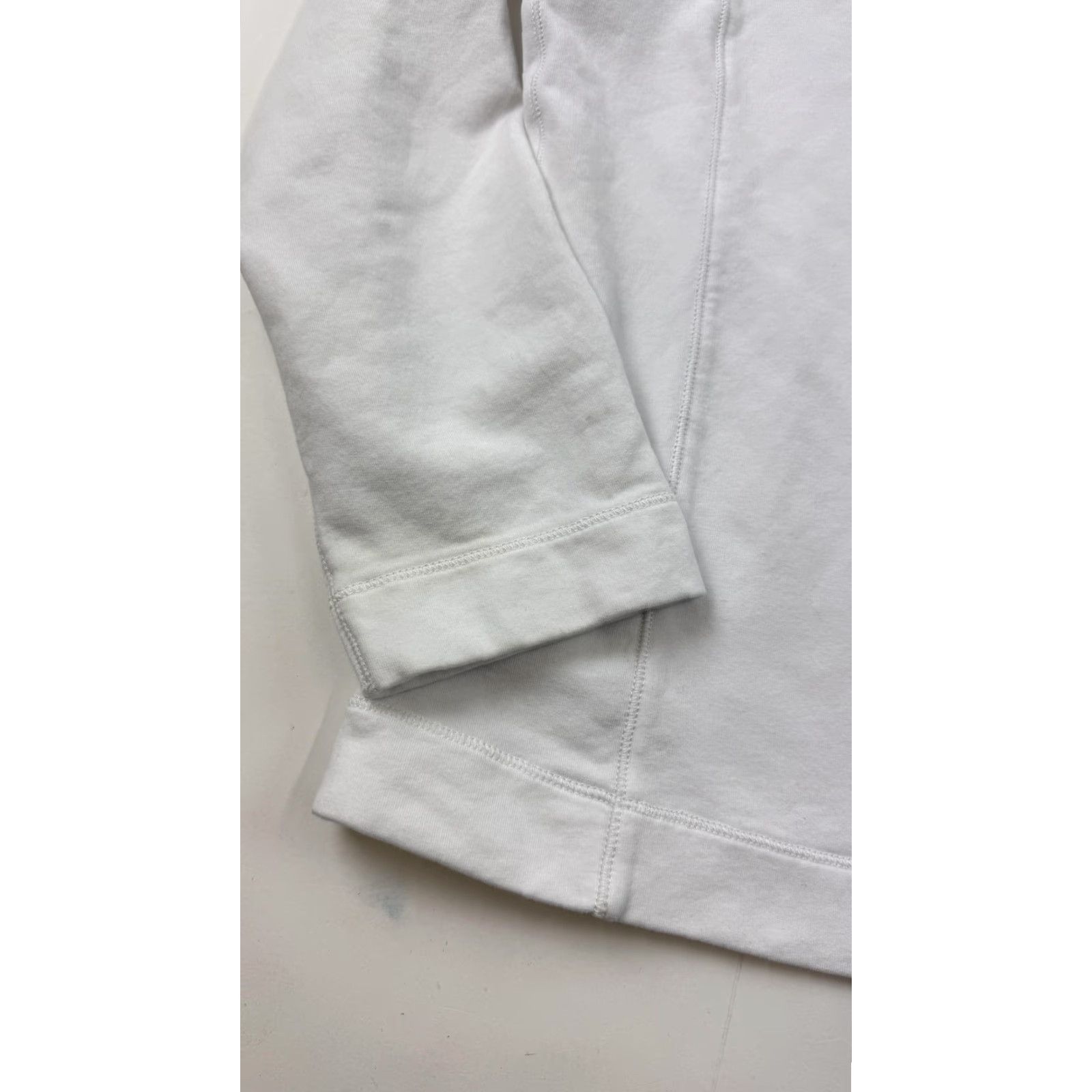 Tommy Bahama Tommy Bahama Shirt White XL 1/2 Zip Mock Neck Floral Embroidered Top Tee Womens Size XL / US 12-14 / IT 48-50 - 2 Thumbnail