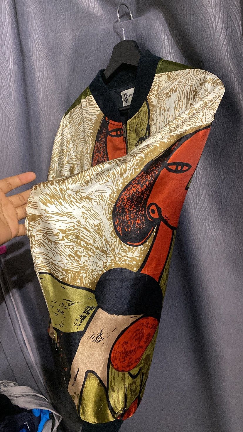 Vintage 🔥OFFER🔥VINTAGE PICASSO AOP ART SATIN BOMBER JCKT KOREA LARGE Size US L / EU 52-54 / 3 - 4 Thumbnail