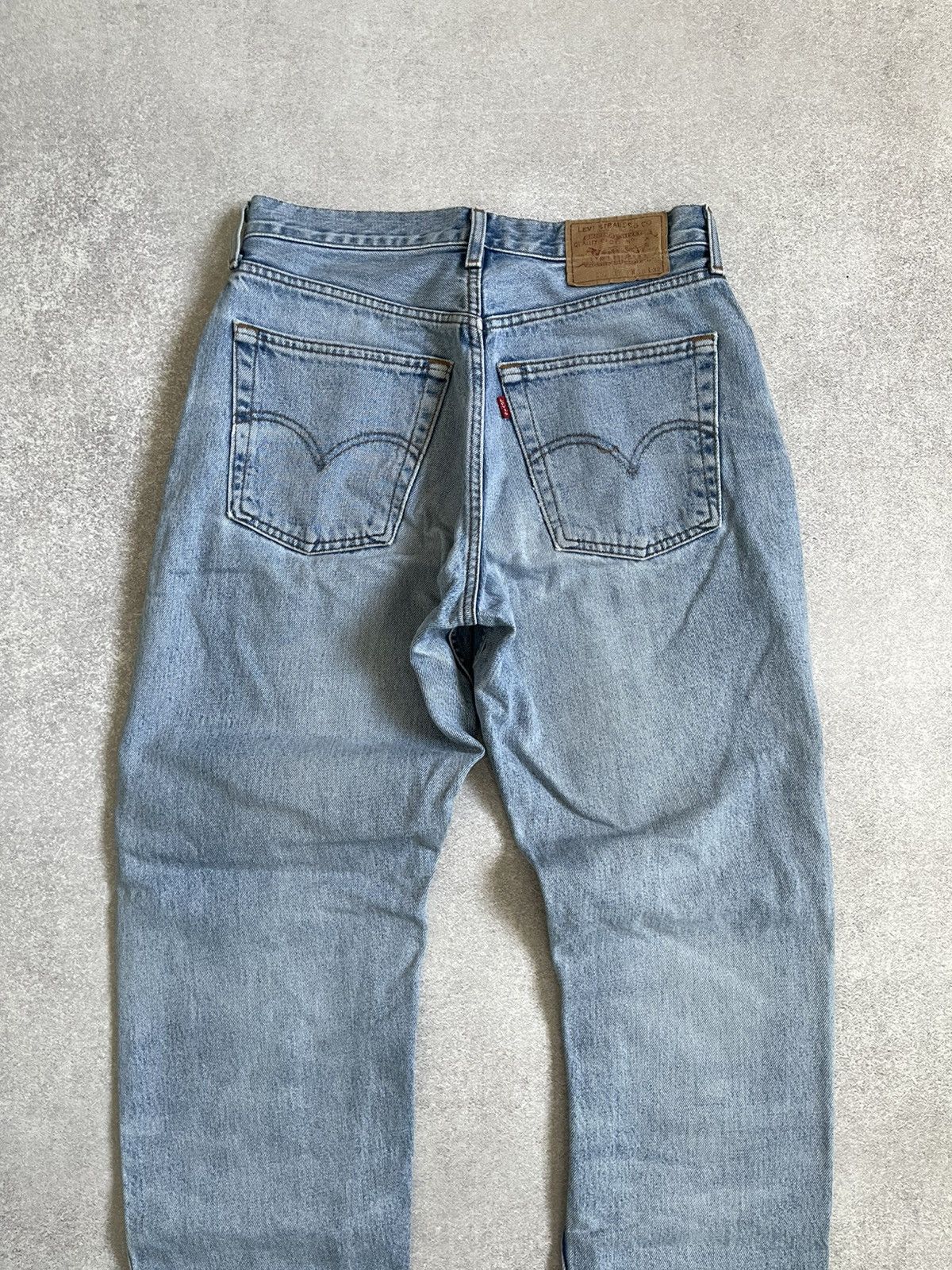 Levi's Vintage Levis 507 Classic Straight Light Blue Washed Jeans Size US 30 / EU 46 - 13 Thumbnail