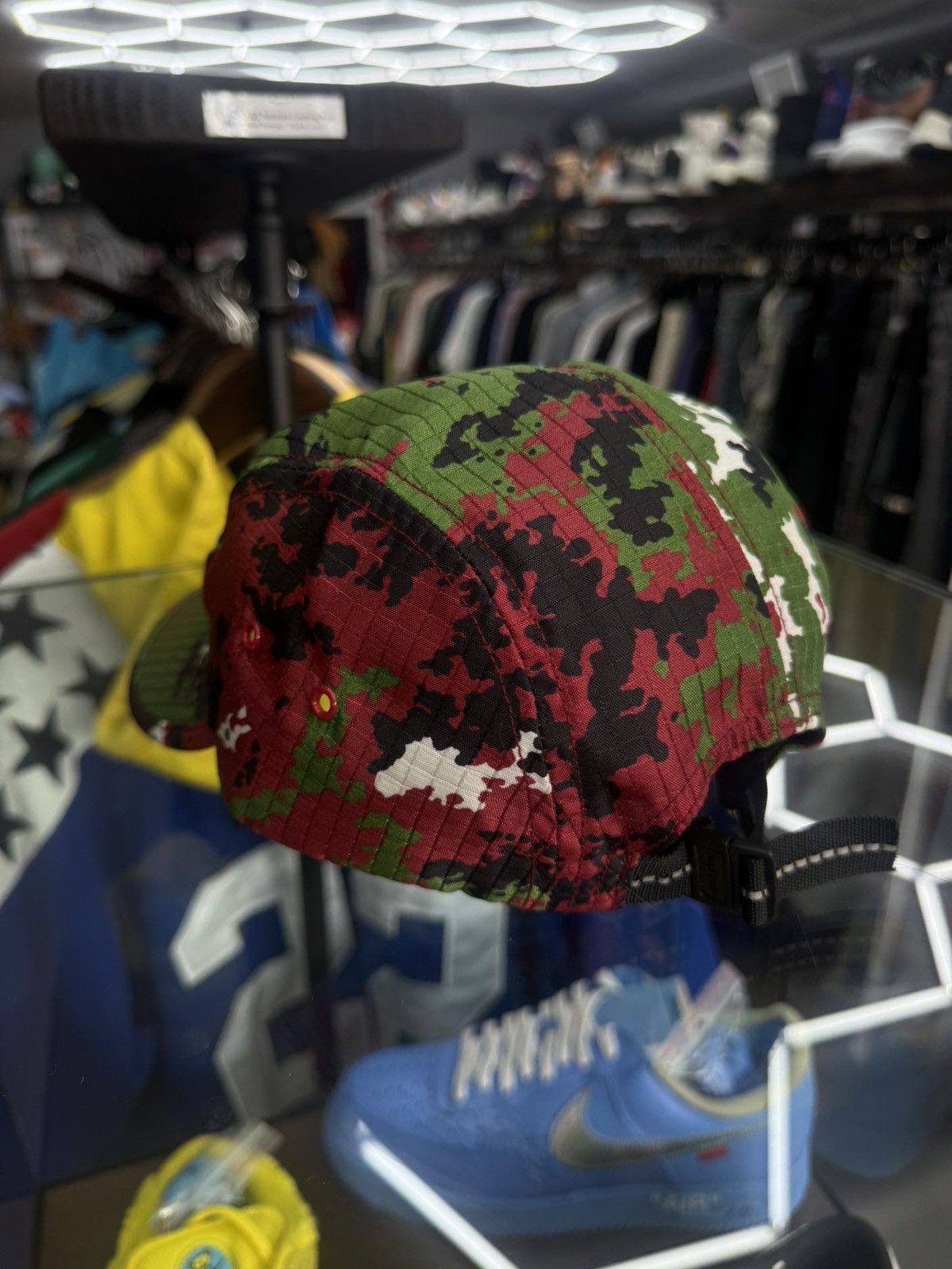 Supreme Supreme Green Camo FW21 Ripstop Hat 🧼 Size ONE SIZE - 7 Thumbnail