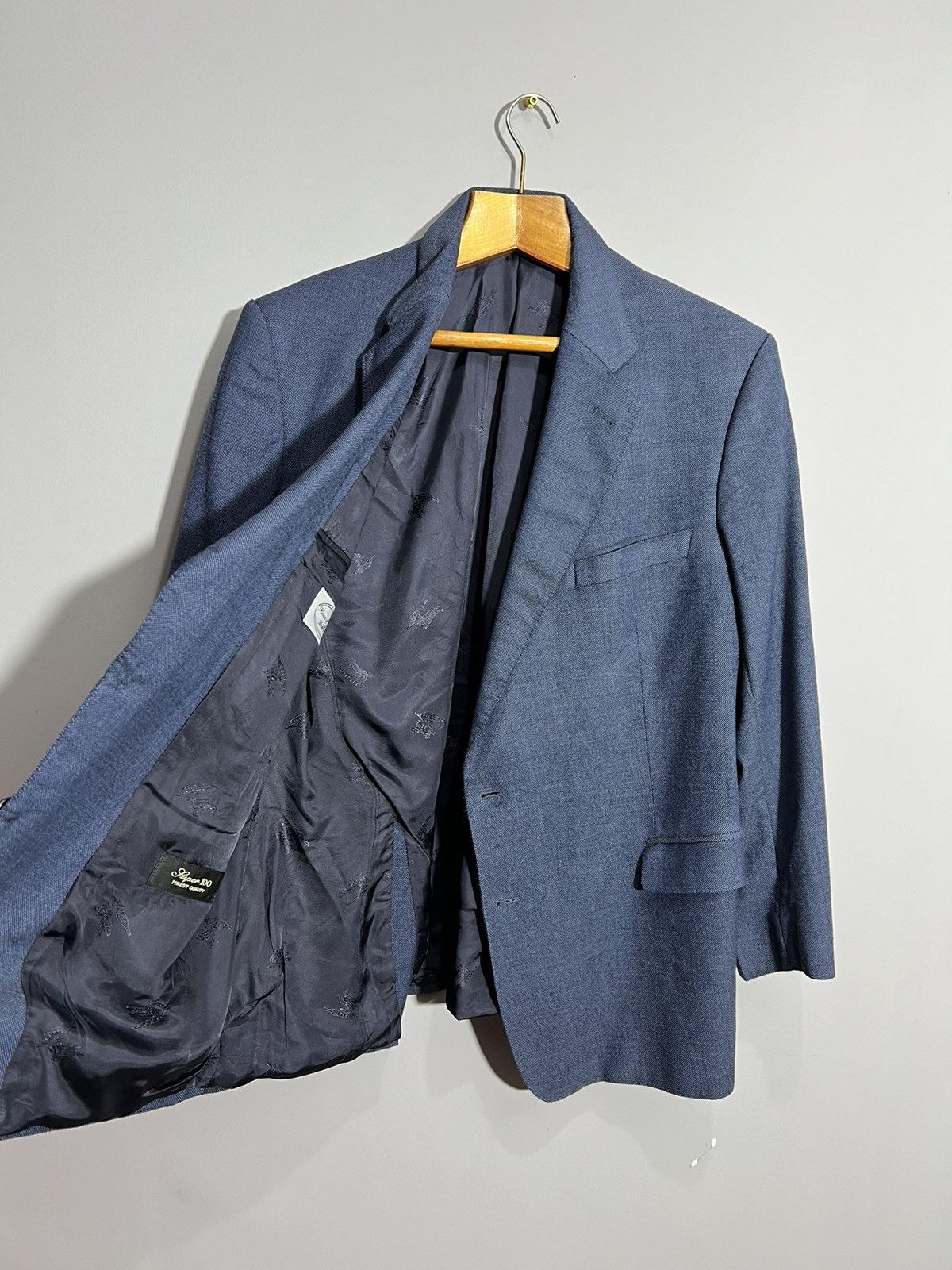 Burberry × Vintage Vintage Burberry’s Wool Suit Blazer and Trousers Size 50R - 6 Thumbnail