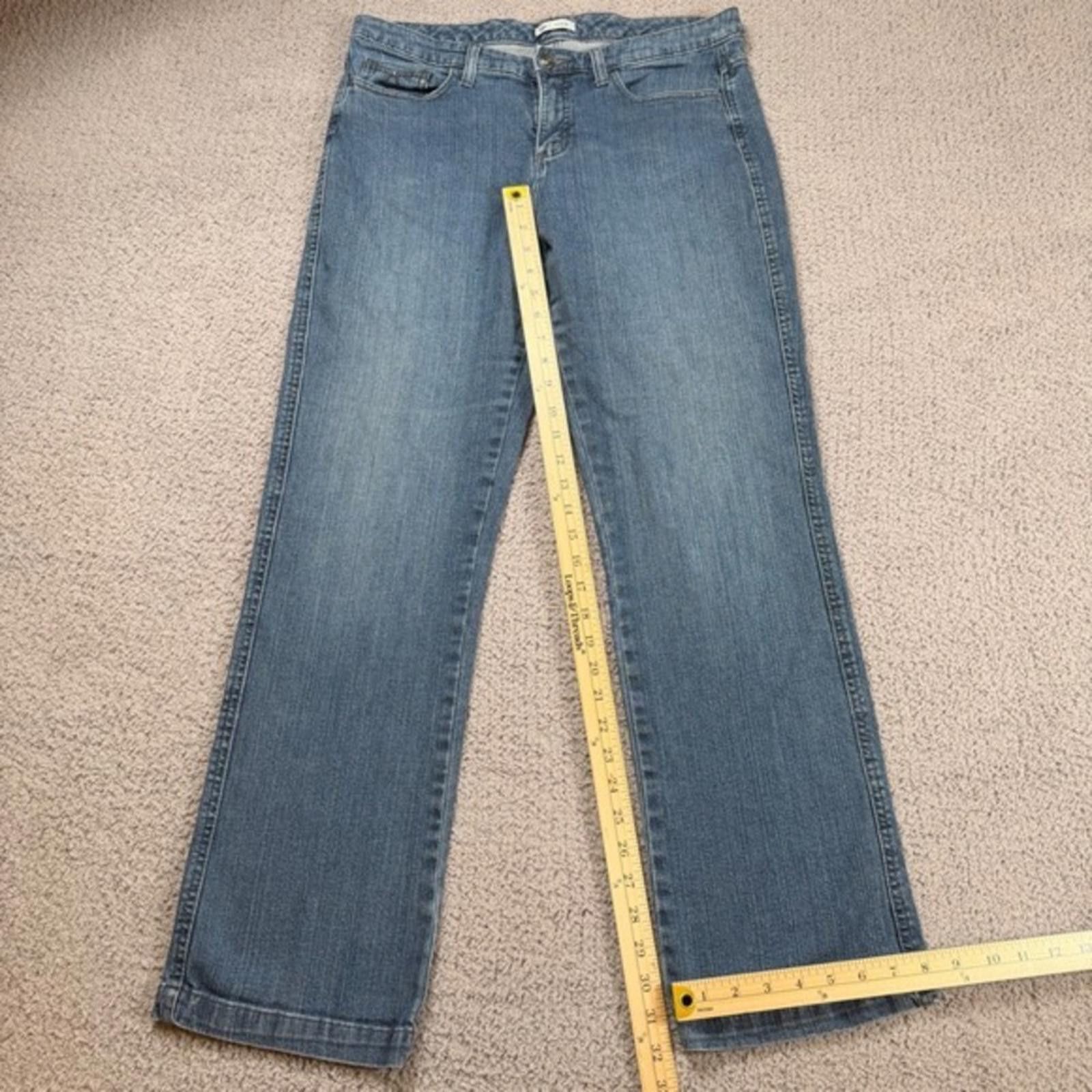 Lee Lee Lower on the Waist Jeans Womens 14 Med Stretch Bootcut Size 36" / US 14 / IT 50 - 3 Thumbnail