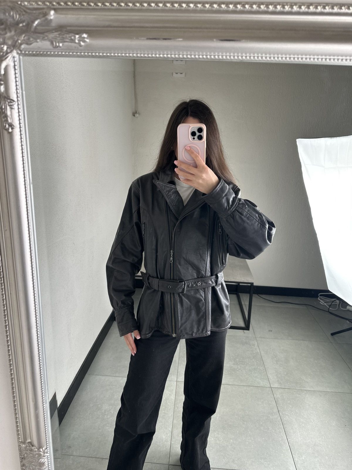 Japanese Brand Vintage Leather Jacket Size M / US 6-8 / IT 42-44 - 11 Thumbnail