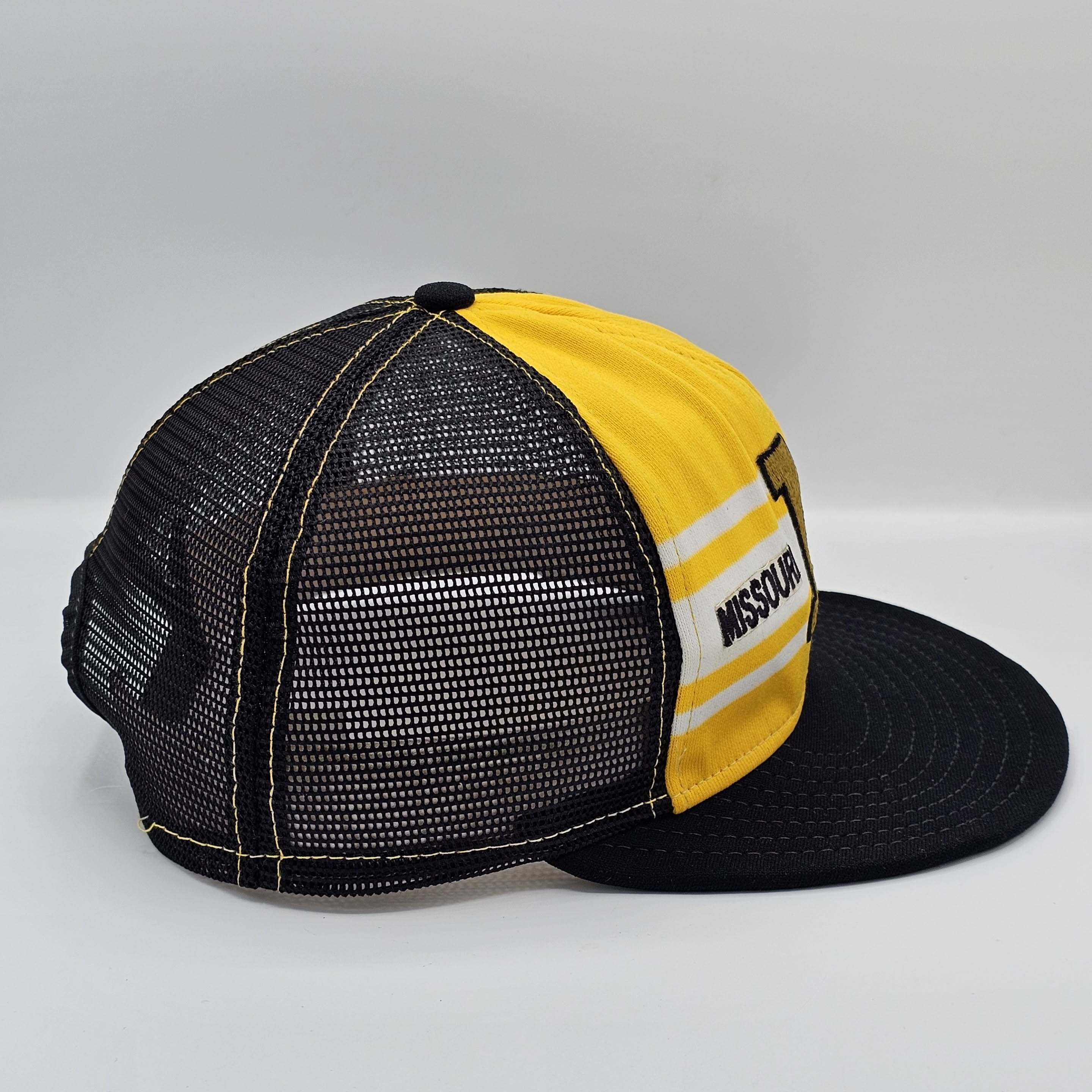 Vintage Missouri Tigers Vintage 80s AJD Superstripe Trucker Hat Size ONE SIZE - 3 Thumbnail