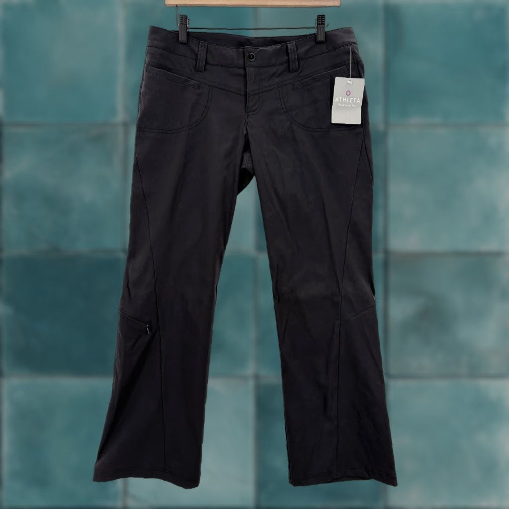 Athleta Athleta Pants Womens 10P Black Dipper 2 Utility Stretch Hiking UPF 50+ Trail NWT Womens Pants Size 32" / US 10 / IT 46 - 1 Thumbnail