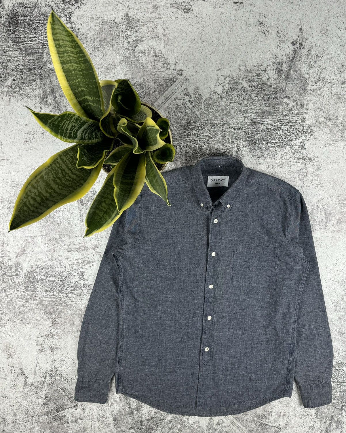 Our Legacy Our Legacy 1980-81 Basic Blank Longsleeve Button Shirt Size US S / EU 44-46 / 1 - 1 Thumbnail